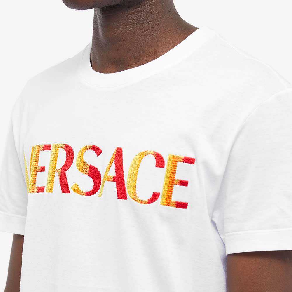 Versace Multicoloured Logo Tee Versace Multicoloured Logo Tee