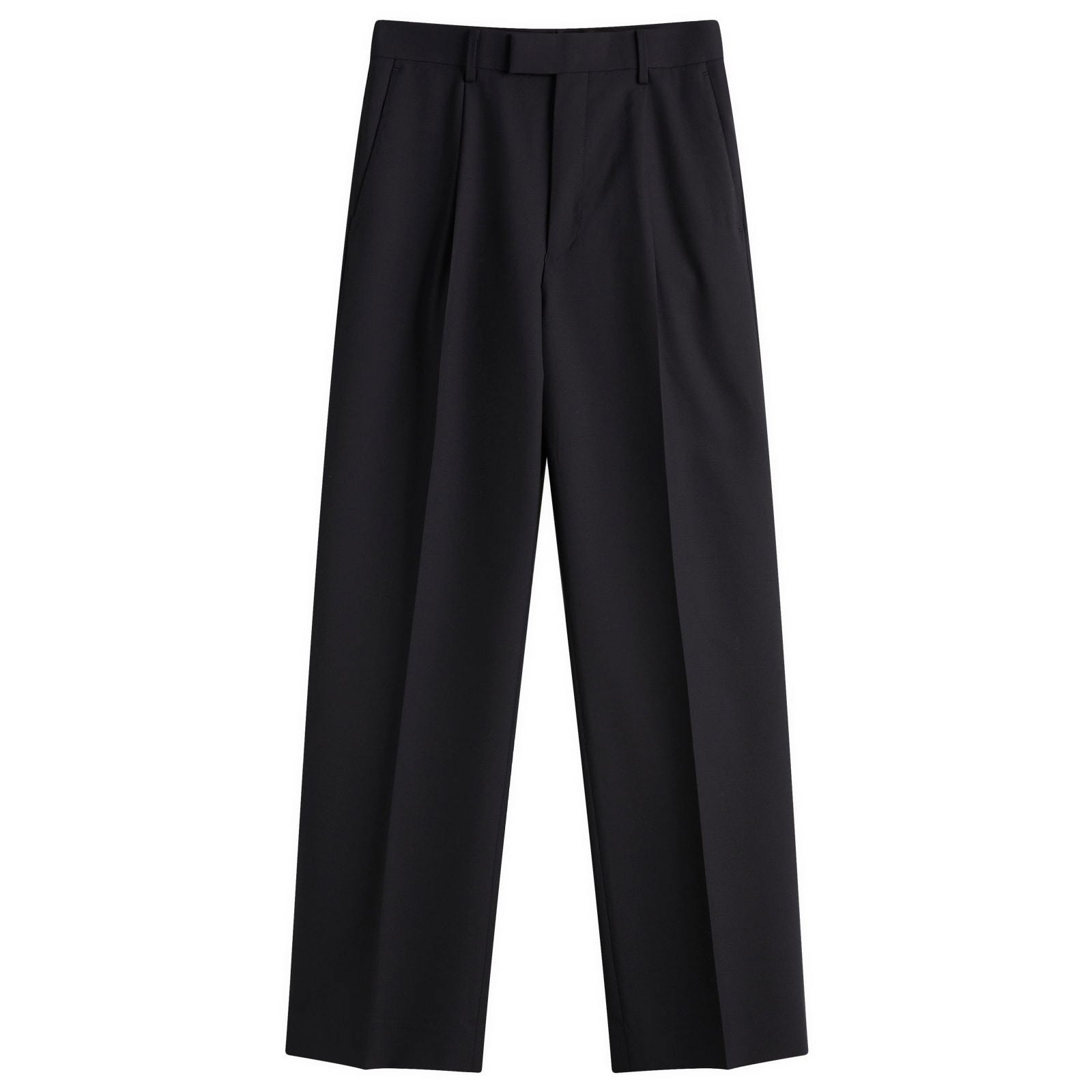スーツ AURALEE WASHABLE WOOL TROPICAL SLACKS 3 Auralee Super Fine Tropical Wool Slacks in Dark Navy Curated