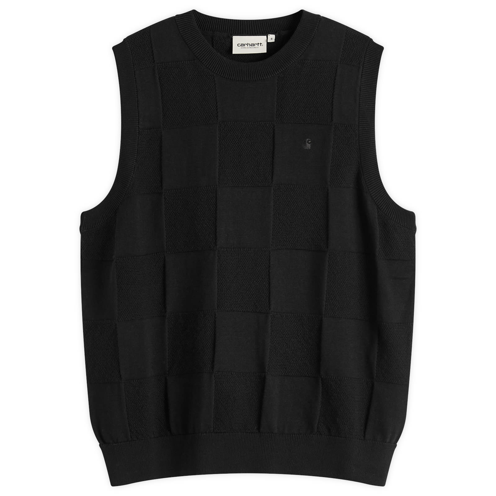 Carhartt Elmwood Vest ブラック M Carhartt WIP Checker Vest Sweater Black | END. (NZ)