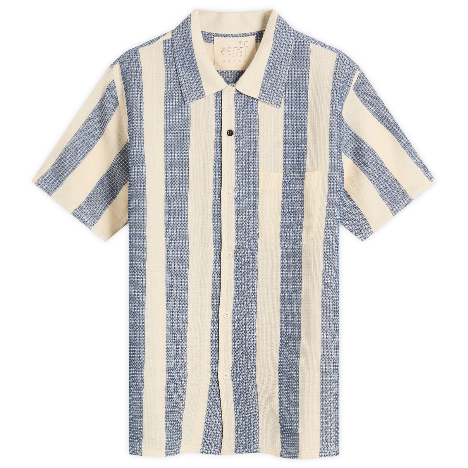 Kardo — Kardo Men's Chintan Vacation Shirt in White, Size Small