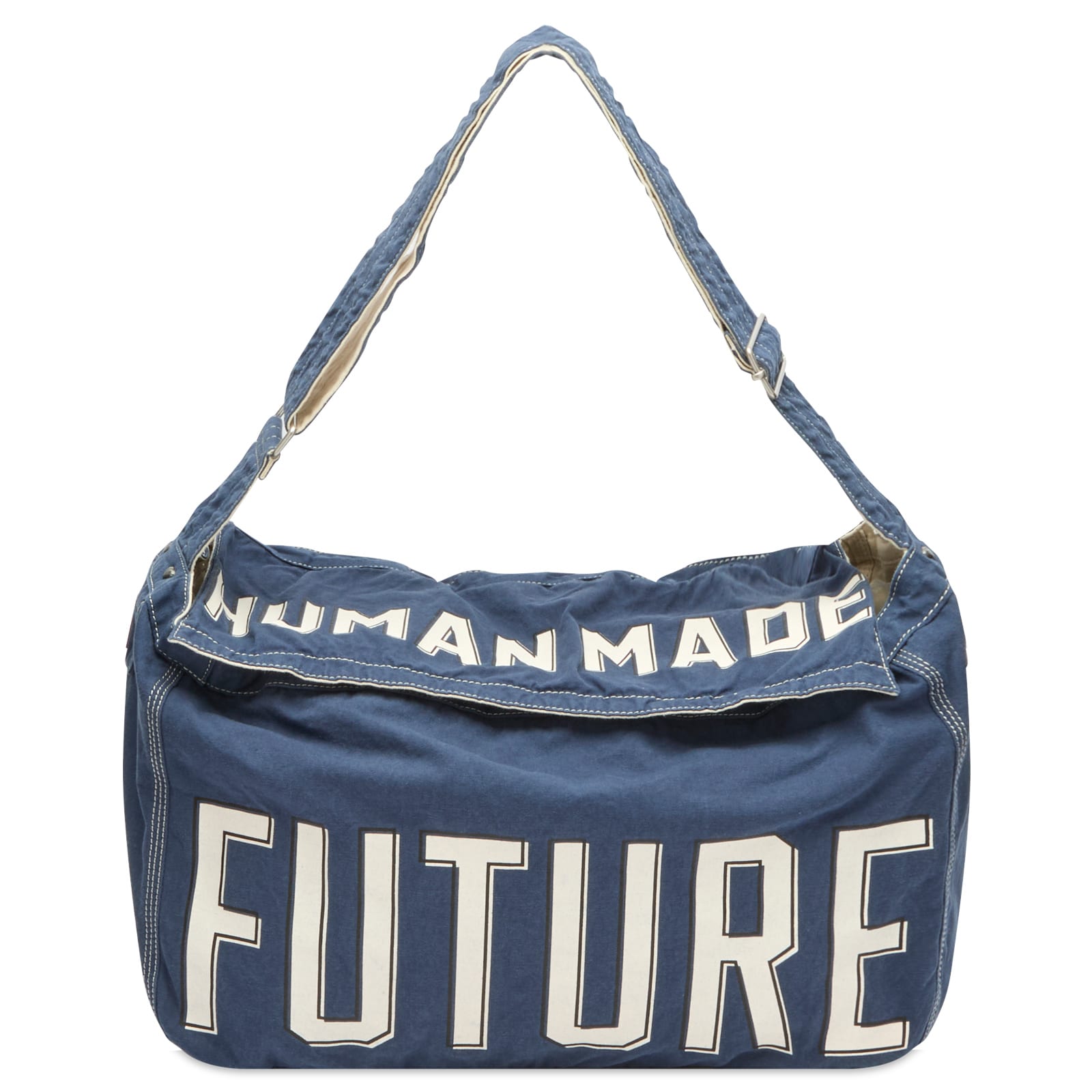 HUMAN MADE MAIL BAG NAVY LARGE バッグ Human Made HUMAN MADE MAIL BAG LARGE (NAVY) - UNION LOS ANGELES