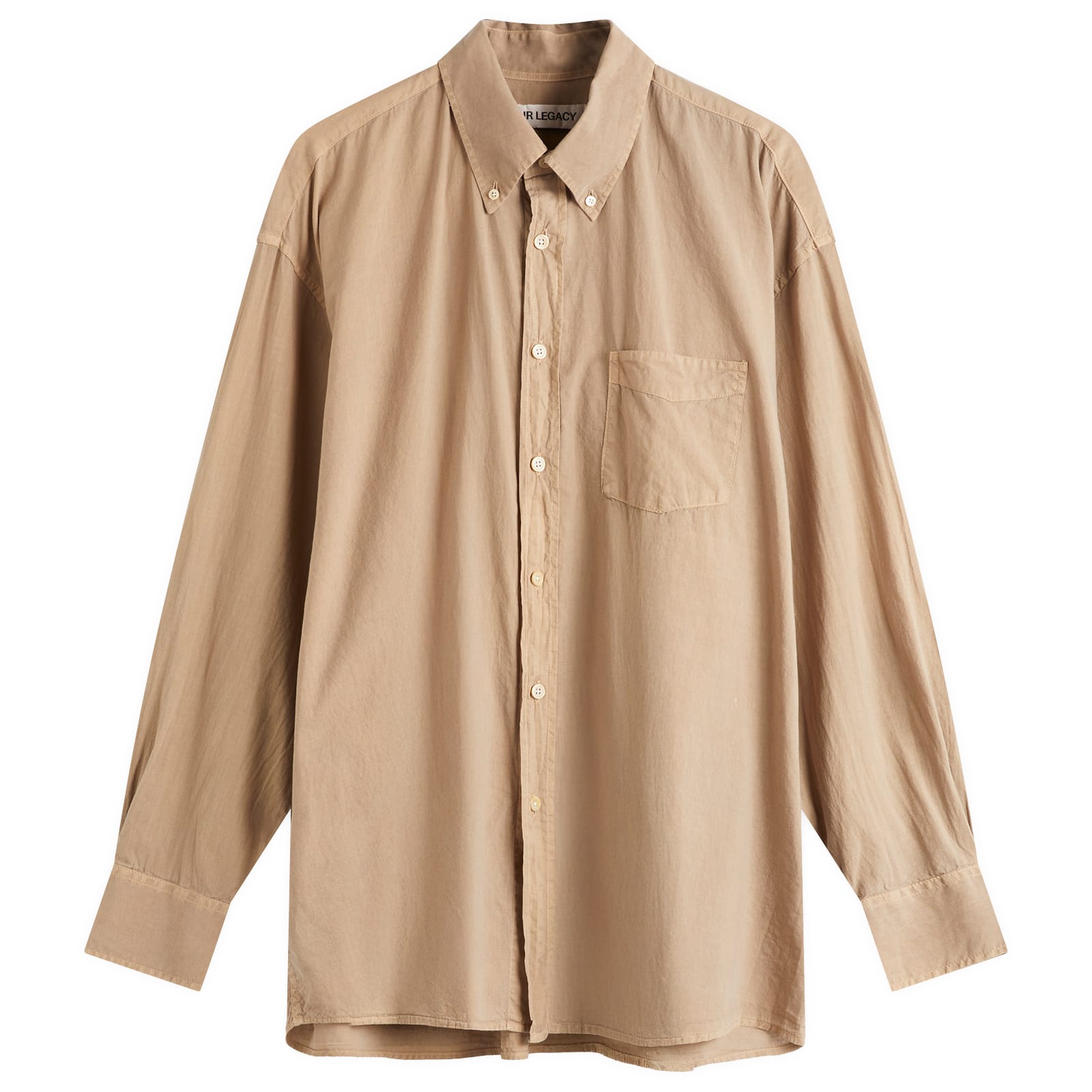 Our Legacy Men's Pink Voile Borrowed Button Down Shirt
