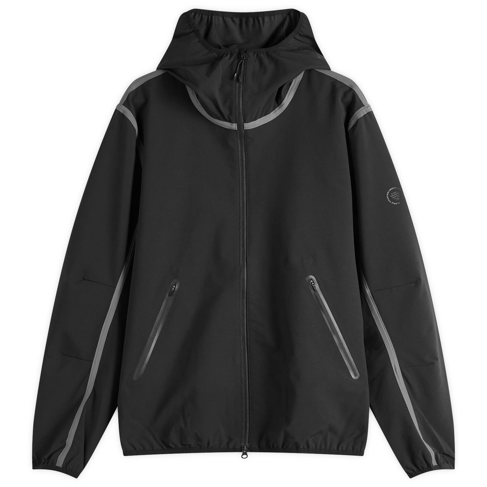 Purple Mountain Observatory Men's Softshell Balaclava Jacket Black