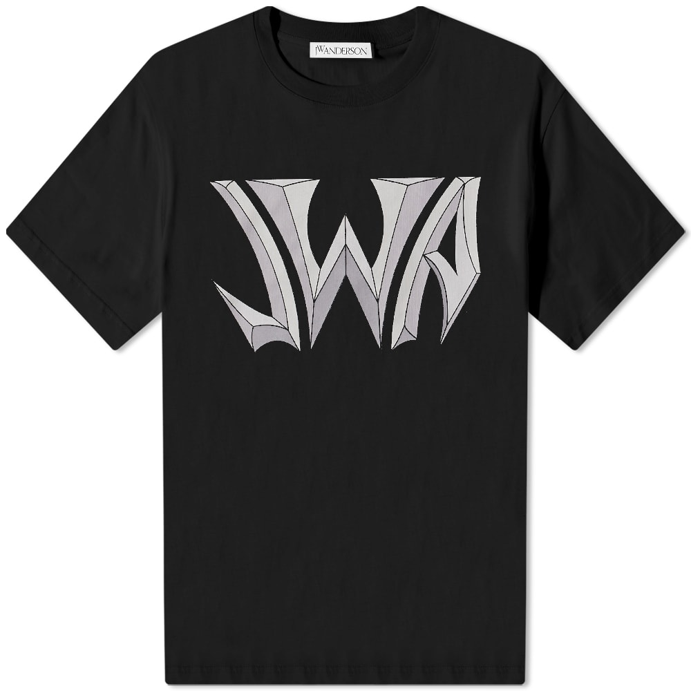 JW Anderson Gothic Logo Oversized T-Shirt Black | END. (DK)