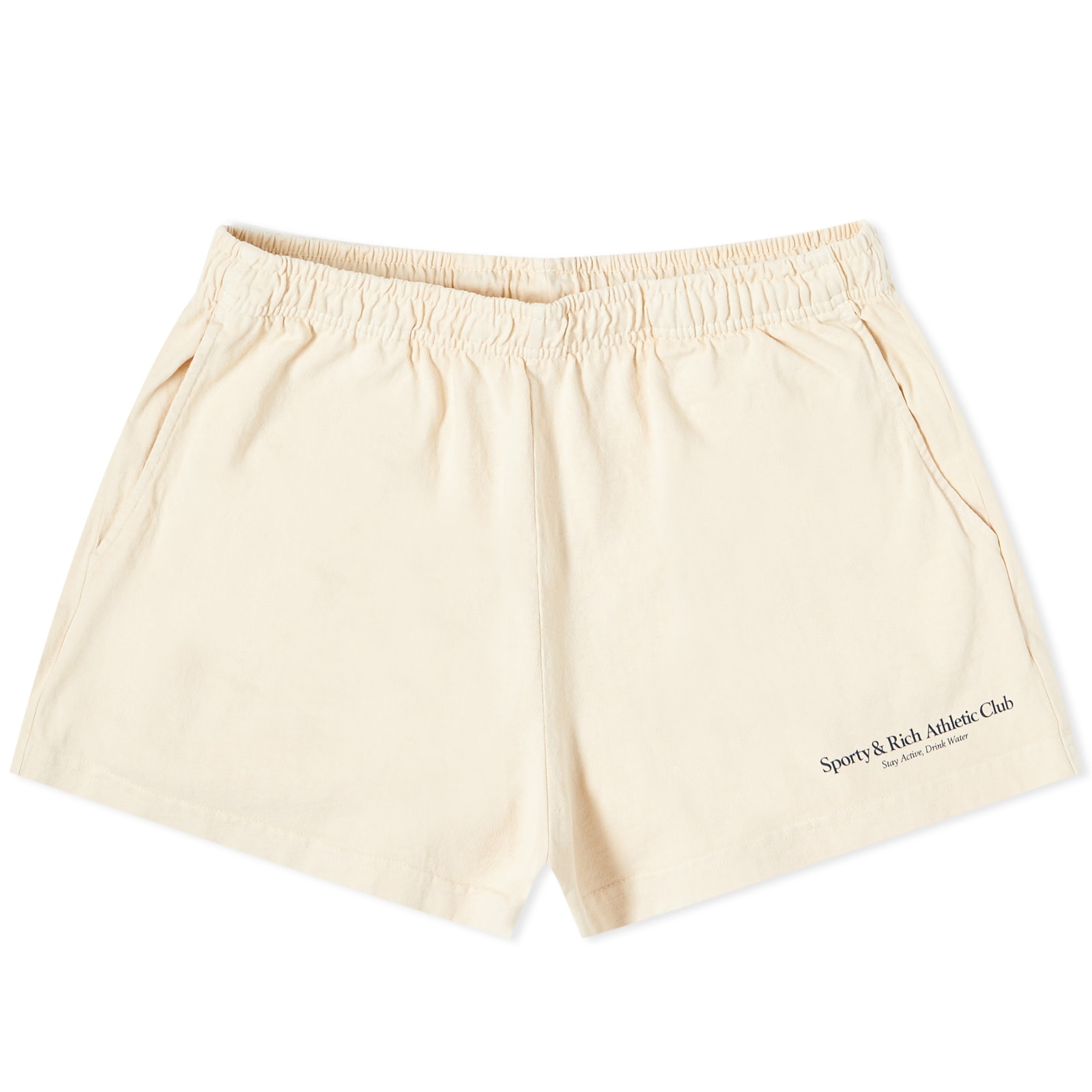 Sporty & Rich Runner Roller Shorts in Black
