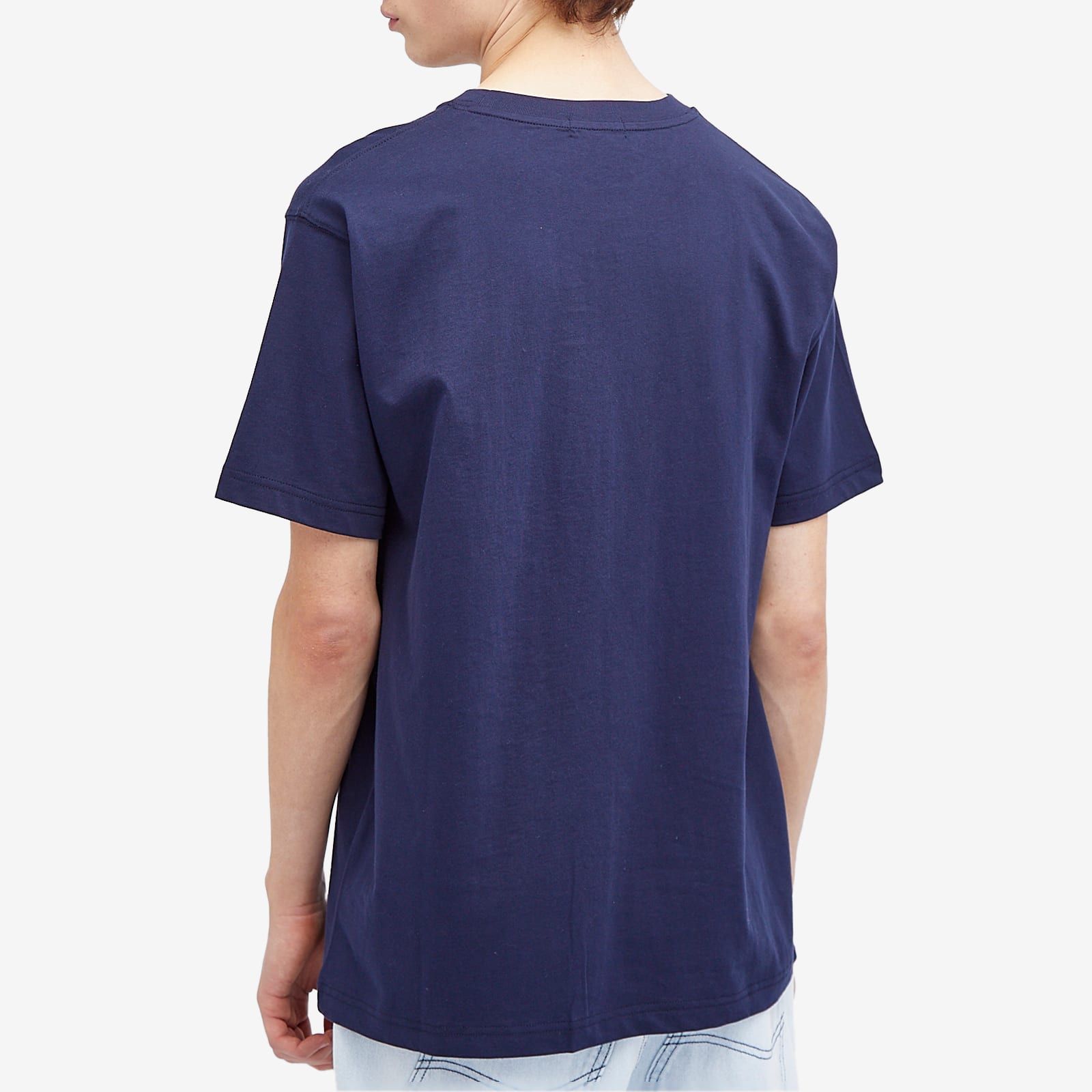 Dime Men's Cursive Snake T-Shirt Navy - Curated Menswear