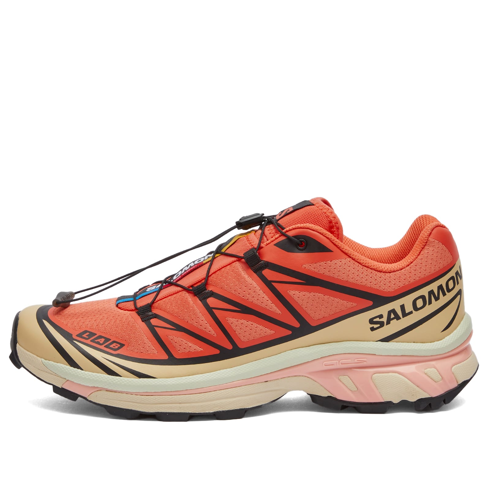 関税送料込♪SALOMON/XT-6 LIVING CORAL&BLACK&CEMENT Salomon XT-6 Living Coral, Black & Cement | END. (US)