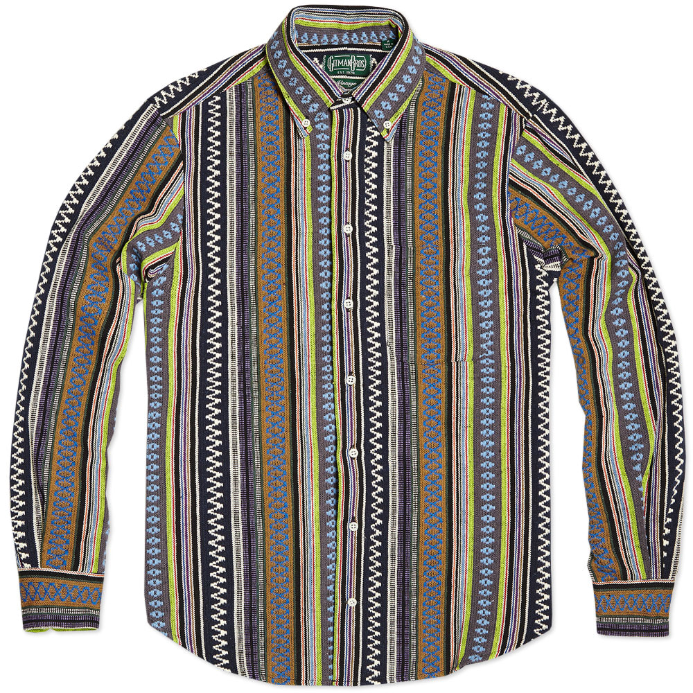 Gitman Vintage Drug Rug Shirt Multi END. (GB)