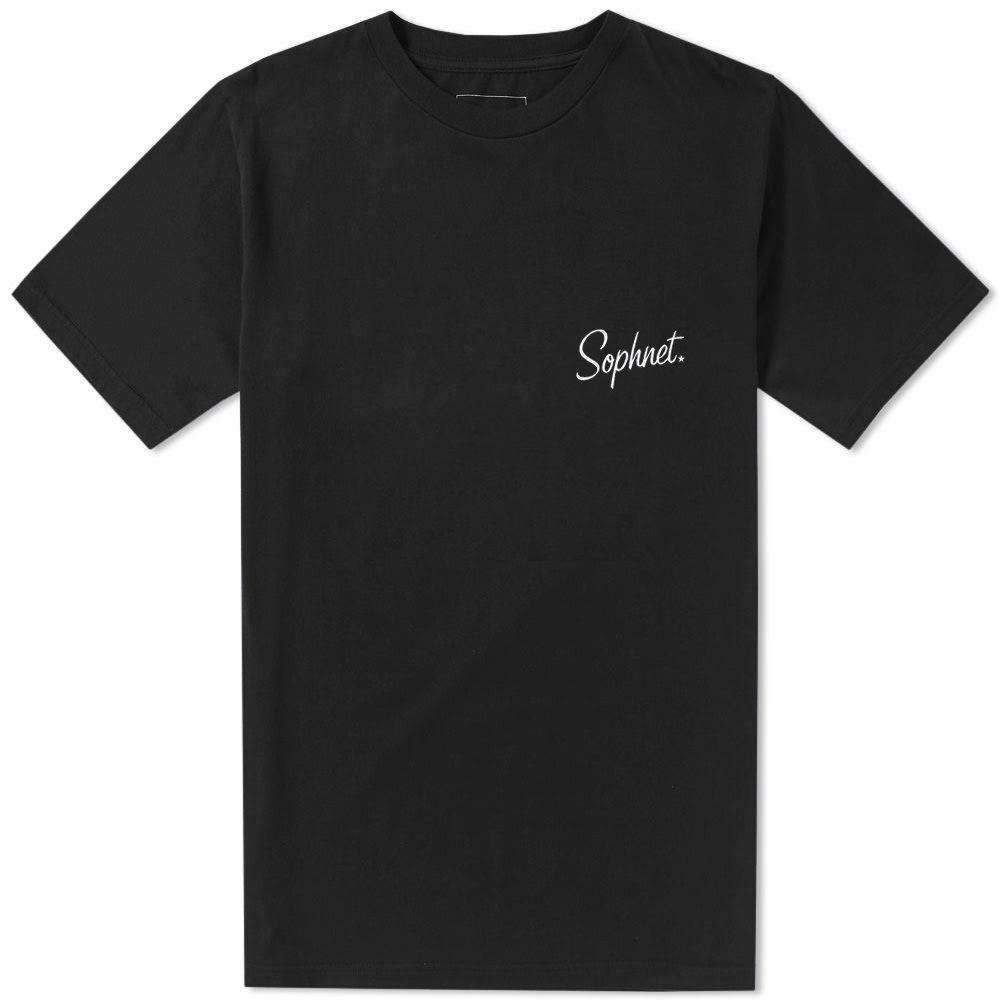 Crafted in Japan from pure cotton, this simple tee from SOPHNET. boasts a scripted logo to the chest and bold panther graphic to the back, with a ribbed crewneck and logo tab to the hem.

100% Cotton
Branding to Chest
Ribbed Crewneck
Bold Graphic to Reverse
Logo Tab to Hem