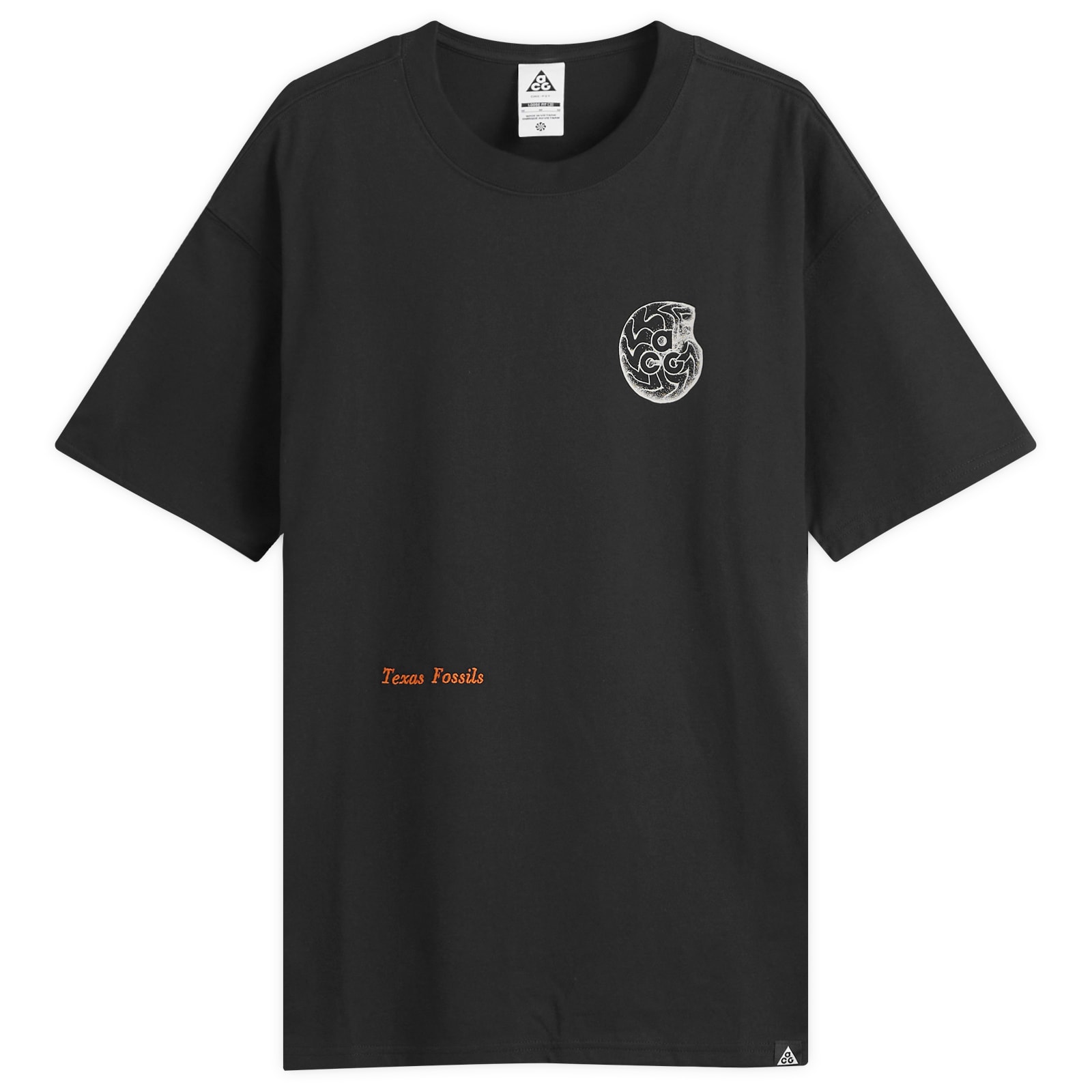 Nike Men's Black Acg Fossils T-Shirt