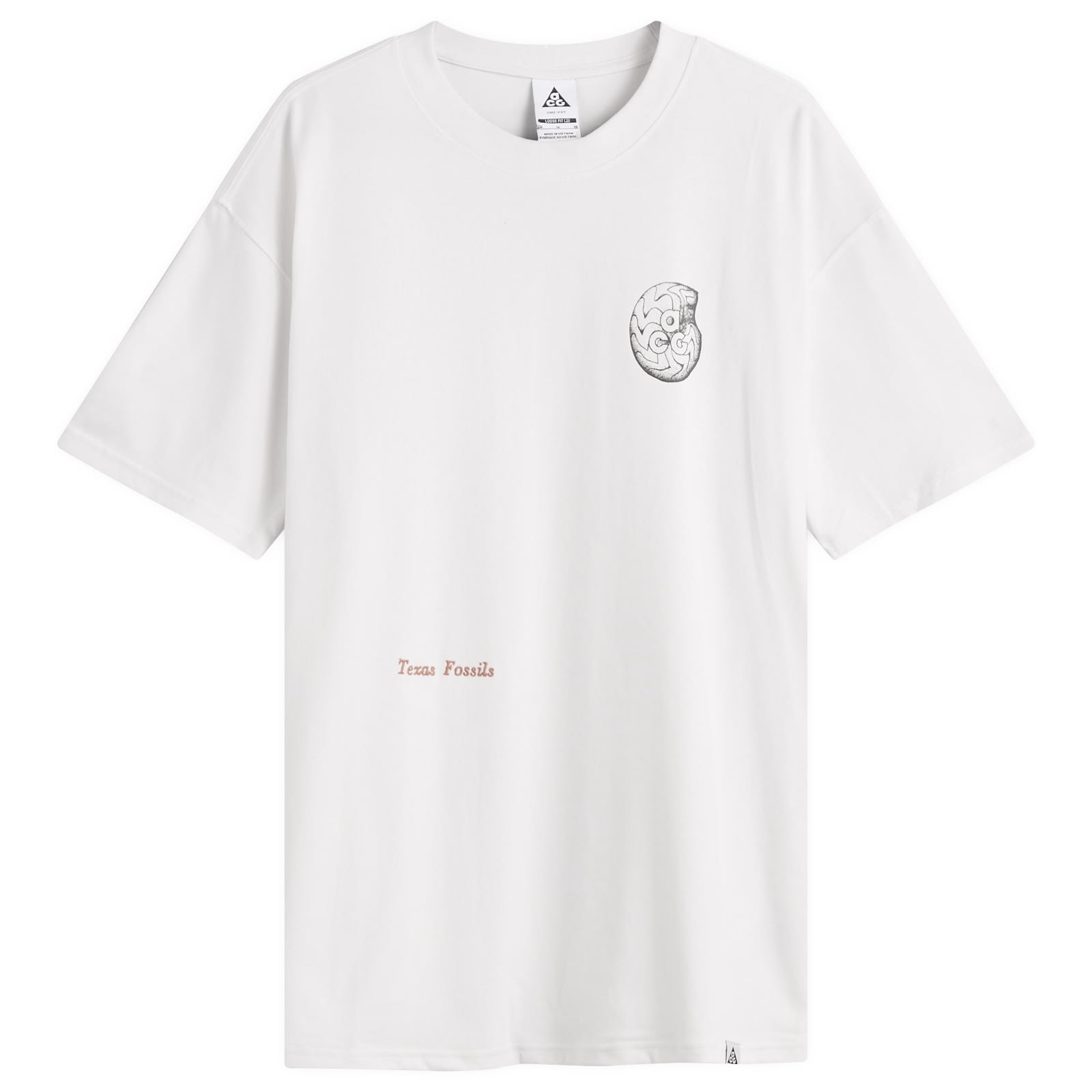 Nike Men's Summit White Acg Fossils T-Shirt