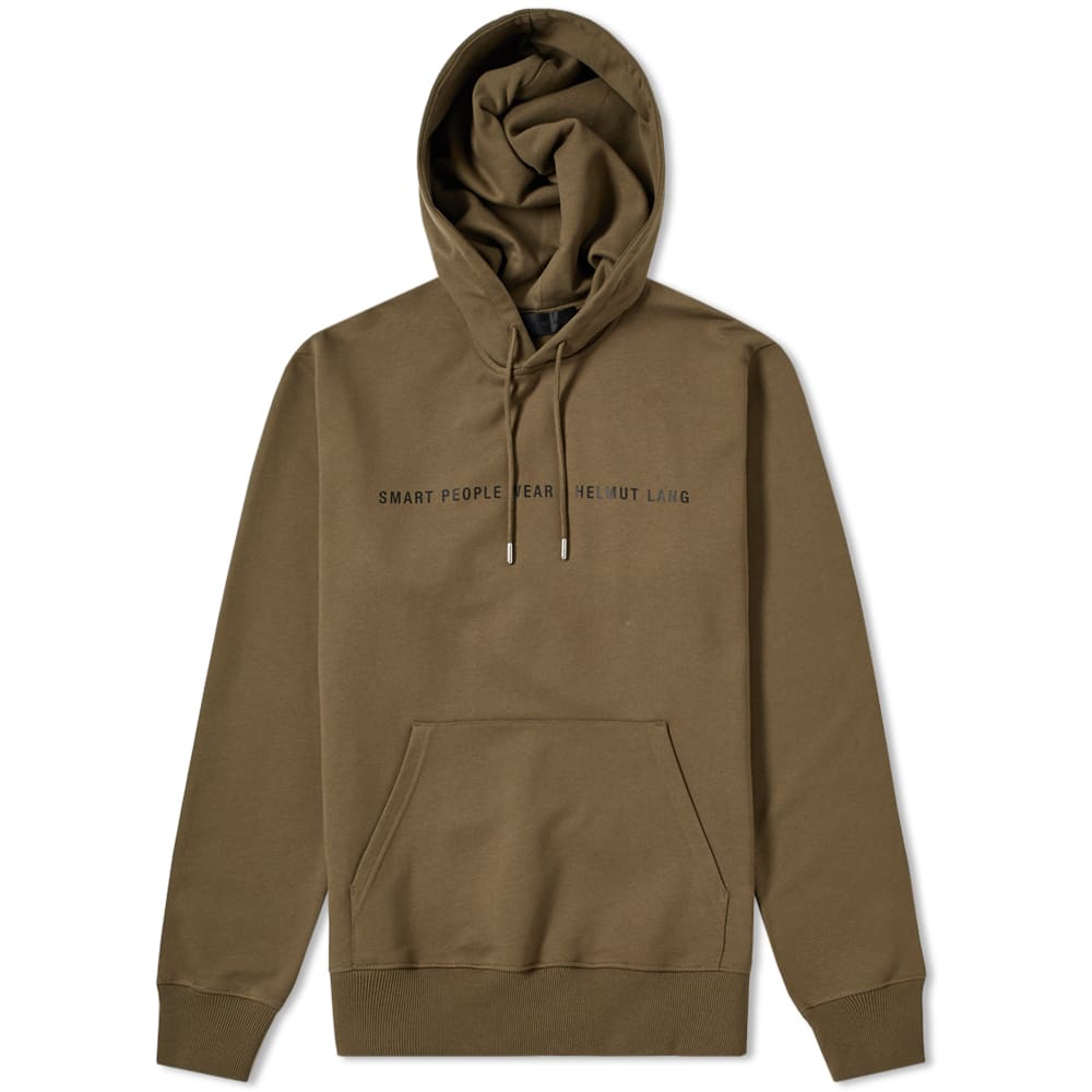 smart people wear helmut lang hoodie