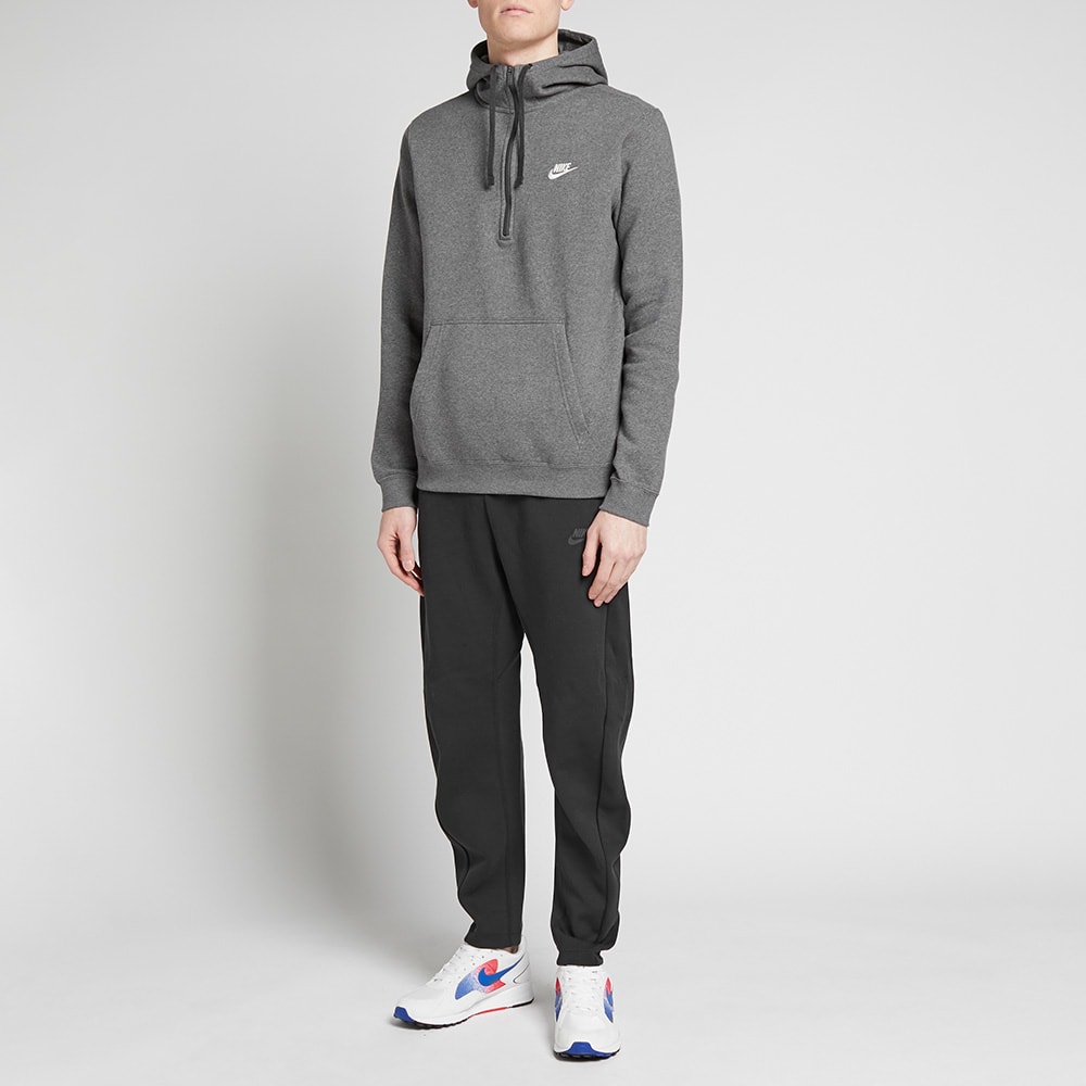 nike half zip with hood
