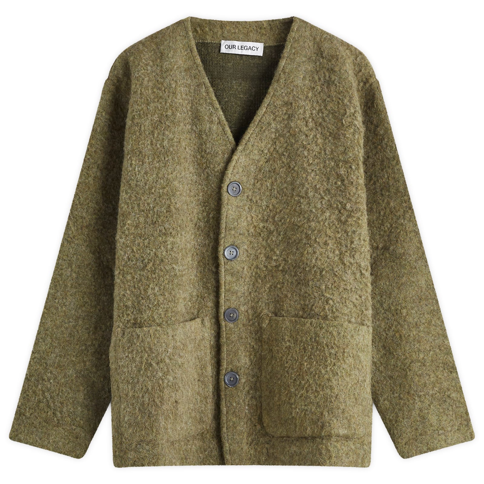 our legacy fresh moss tumble wool カーディガン 11945_9b49e14e0e-w4243cf_1-