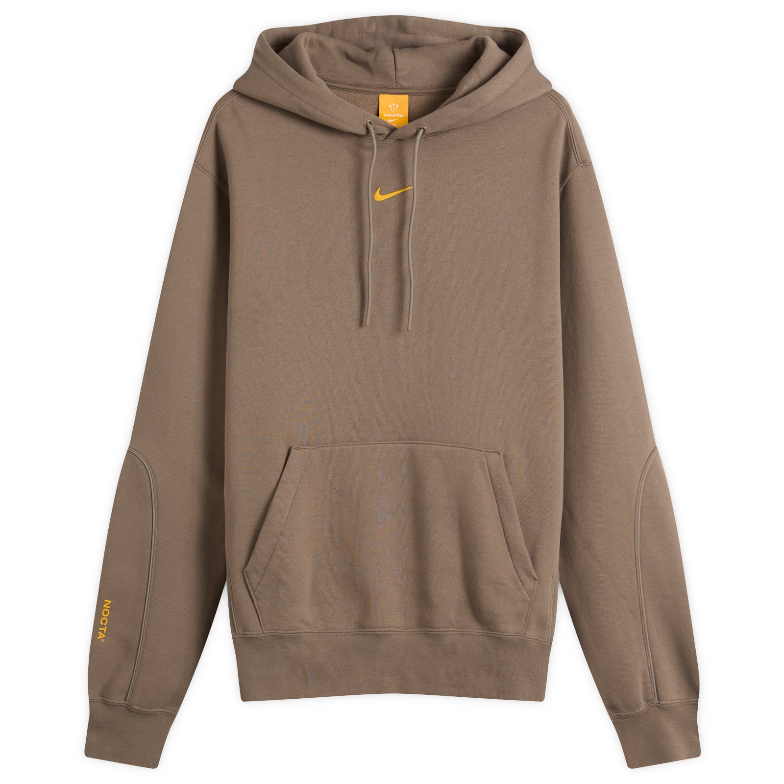 Nike Men’s x Nocta Cardinal Stock Fleece Hoodie Olive Grey/Yellow Ochre