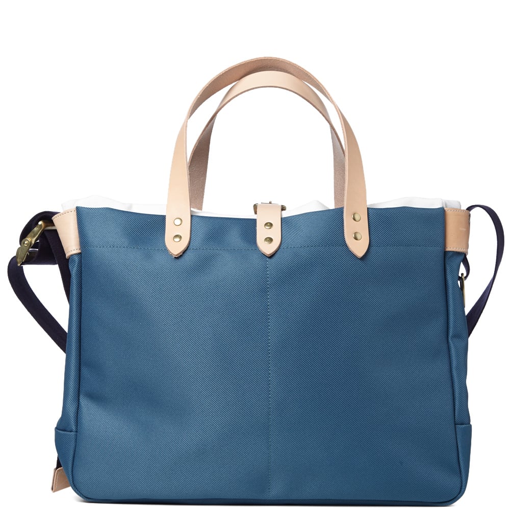 Nanamica Cordura Briefcase Blue Grey, Navy & White END. (US)