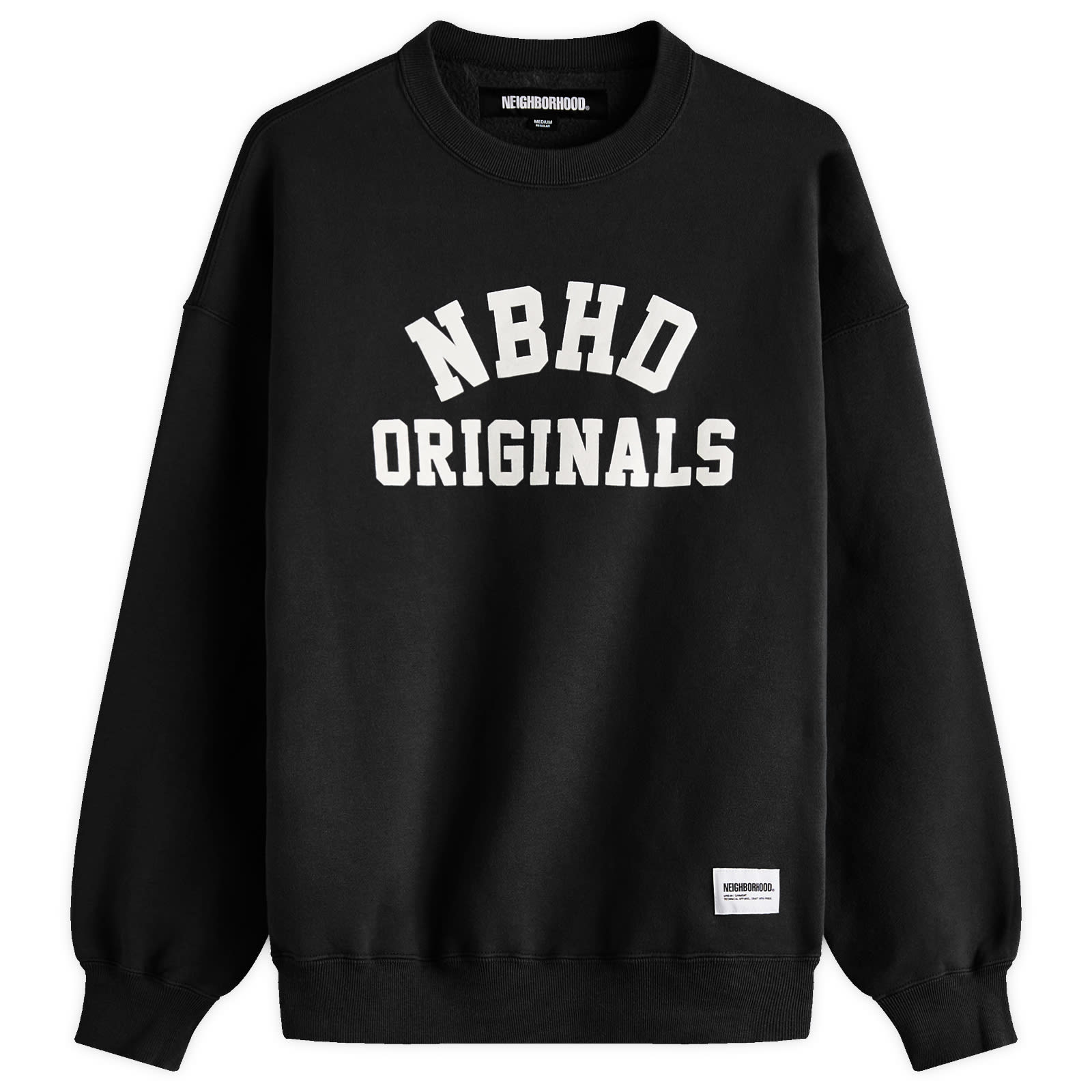 Black Basic Sweat Shirt