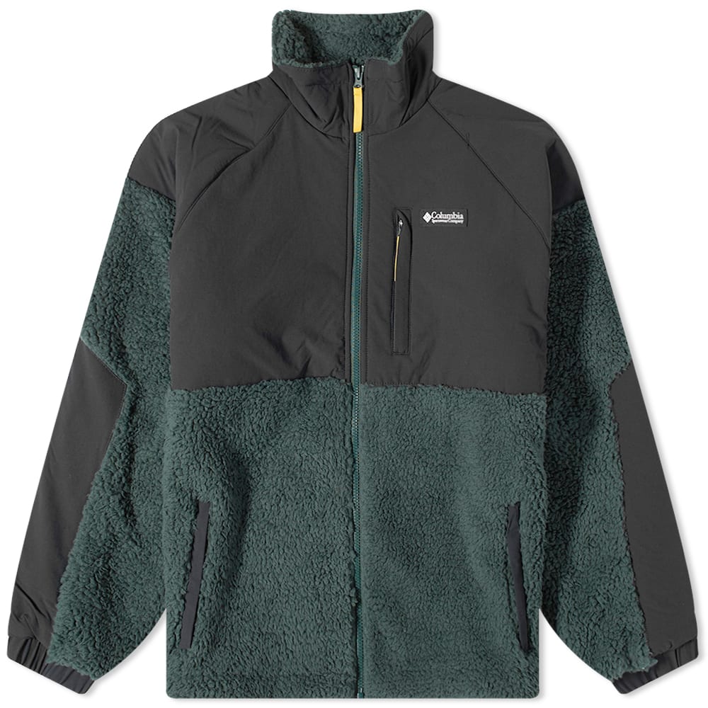Columbia Ballistic Ridge Fleece Spruce Green And Black | END. (CA)