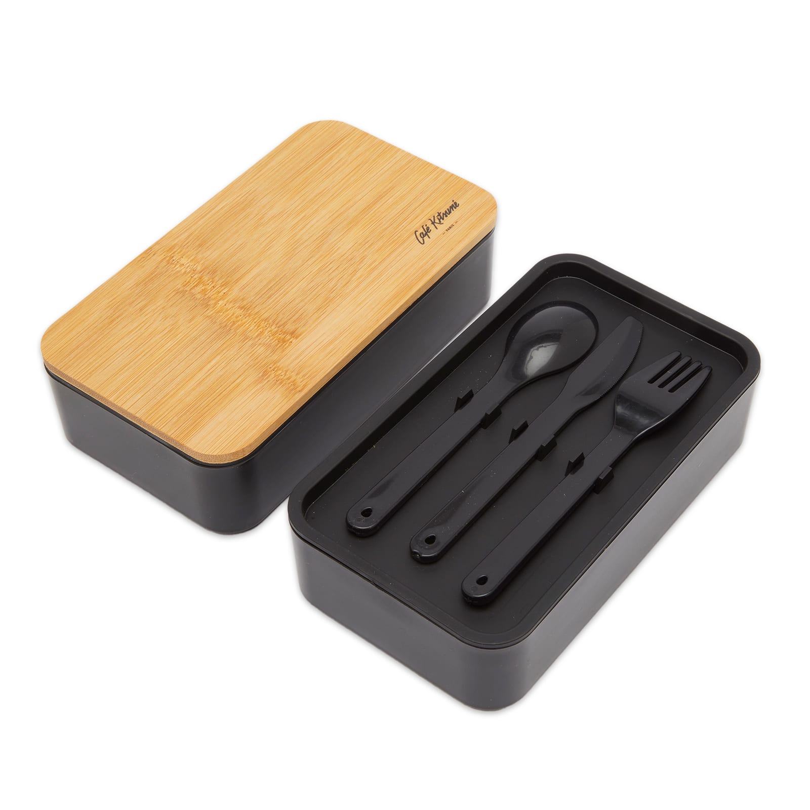 Maison Kitsuné Cafe Kitsuné Lunchbox Brown | SPCKU09005-BR | FOOTY.COM