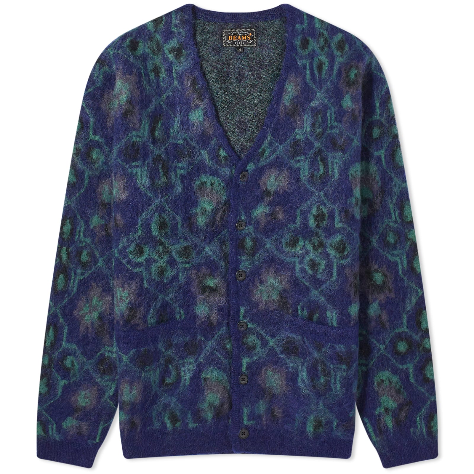 BEAMS PLUS Botanical Mohair Cardigan