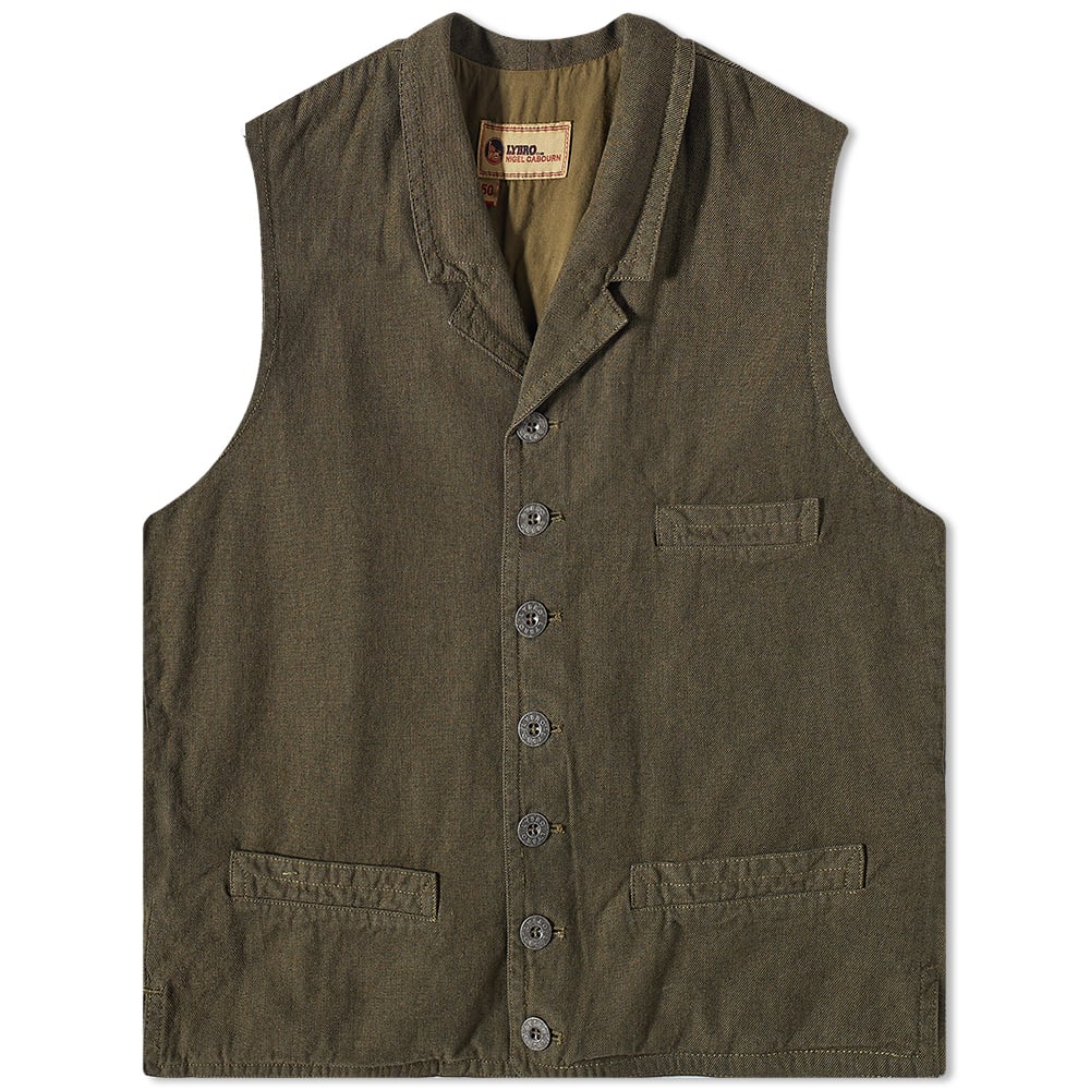 Nigel Cabourn Broken Twill Wasitcoat Army | END. (US)