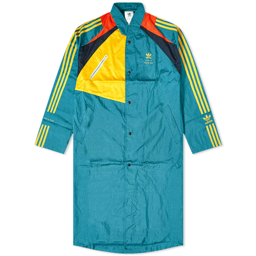 adidas green yellow jacket