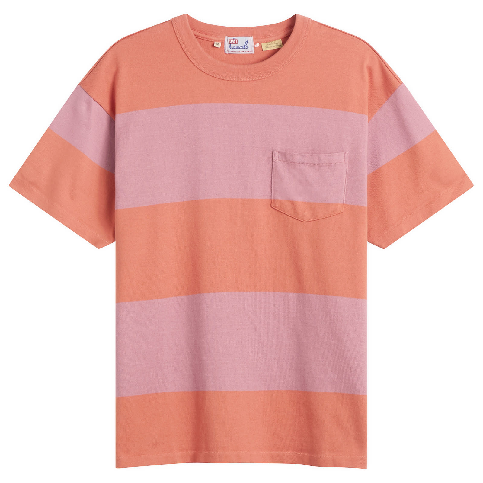 Levi’s Men’s LVC 1960s Casuals T-Shirt Ginger Stripe