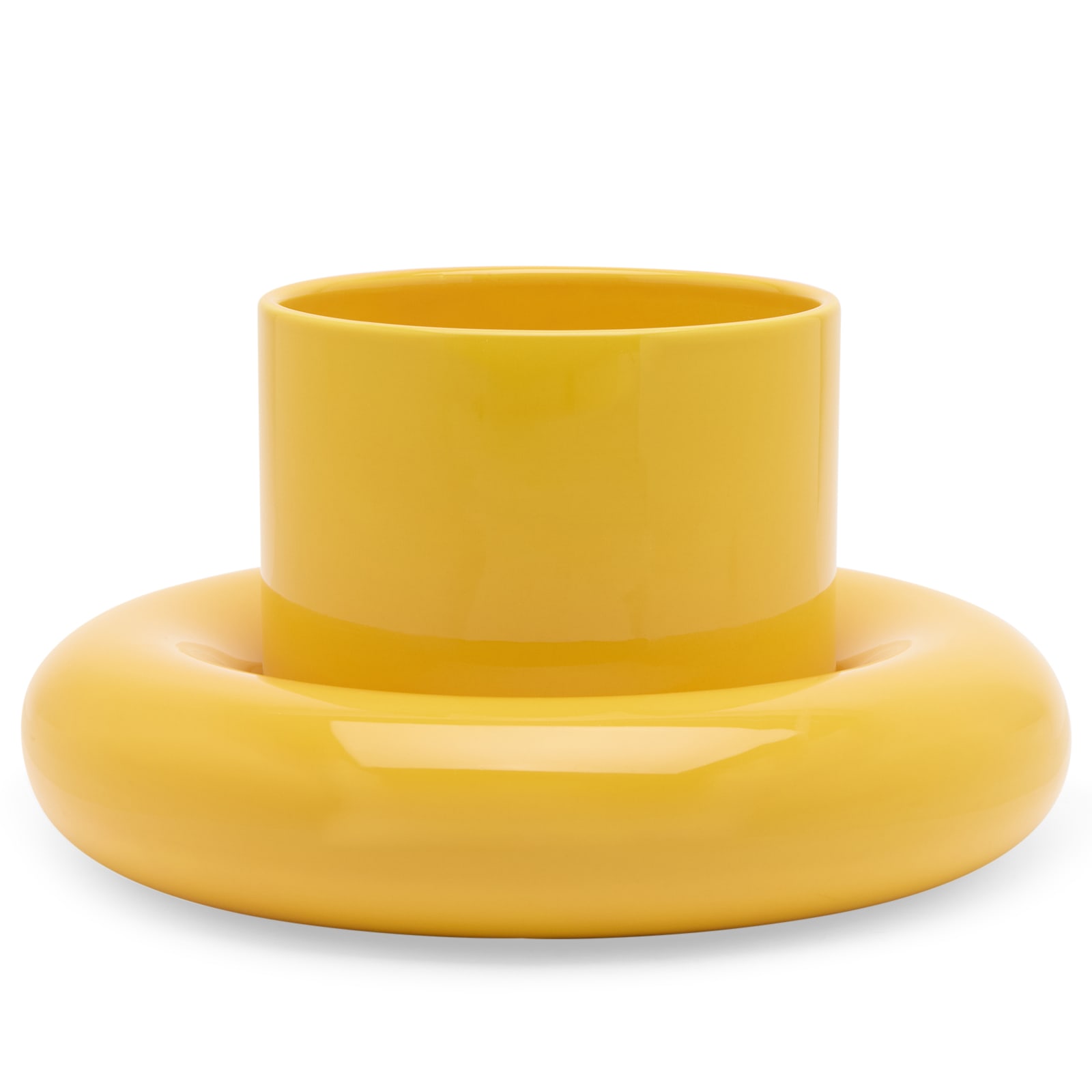 Gustaf Westman Chunky Flower Pot in Yellow 