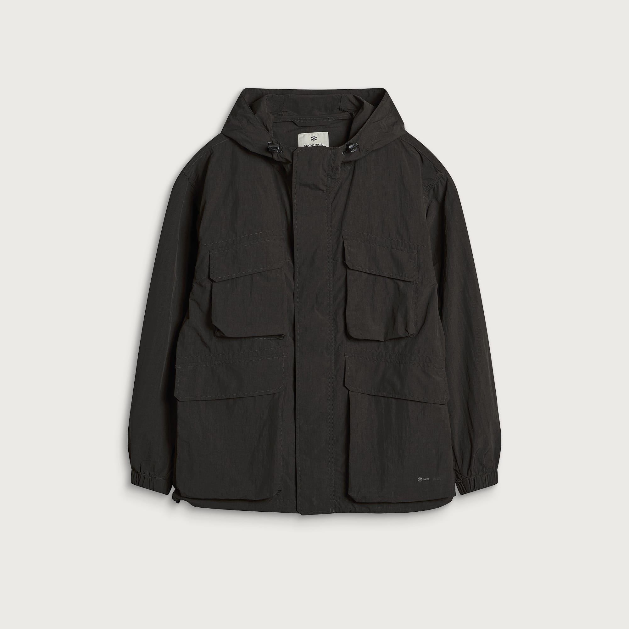Snow Peak Men’s Nylon Double Rip Jacket Black