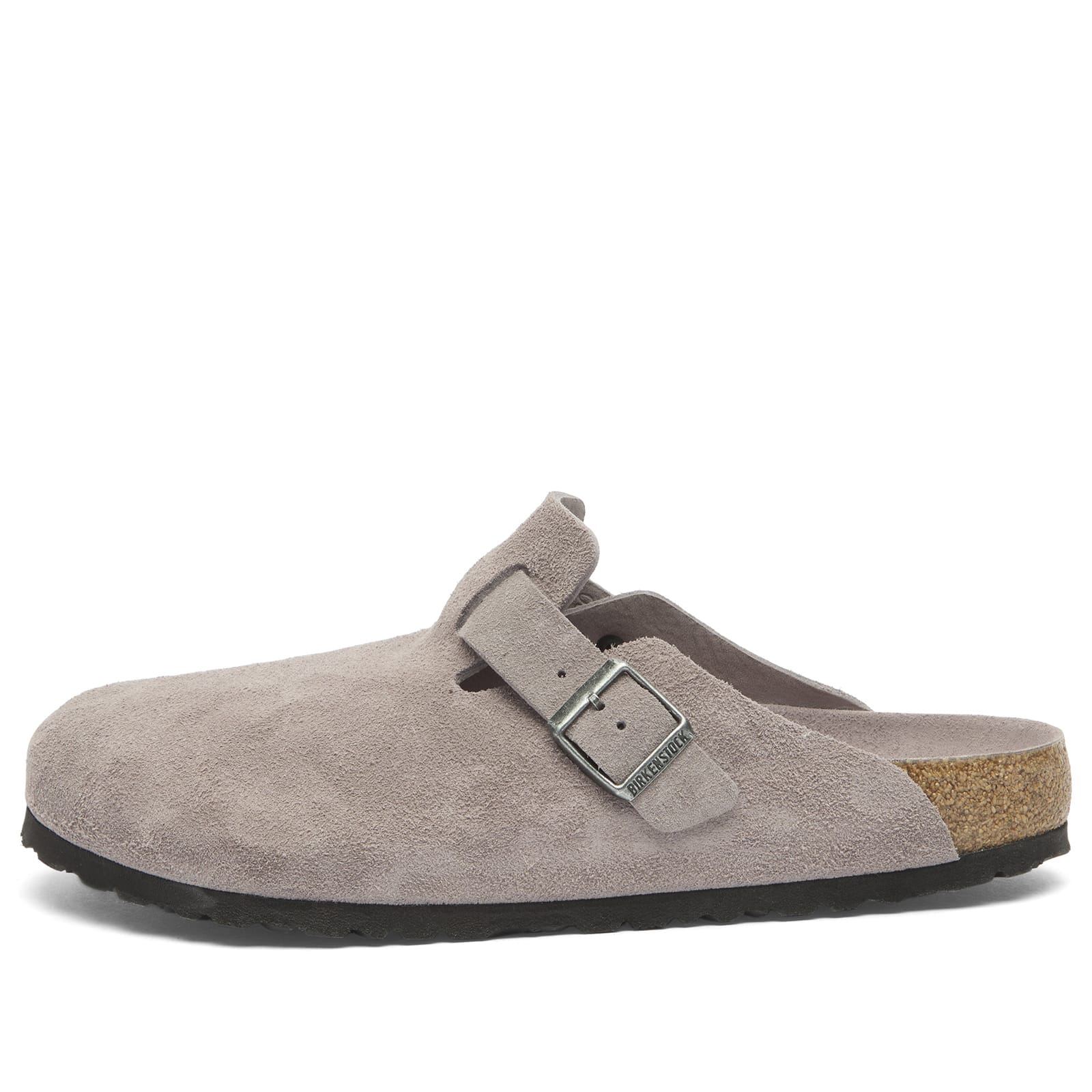 Birkenstock Men’s Boston SFB Faded Purple Suede