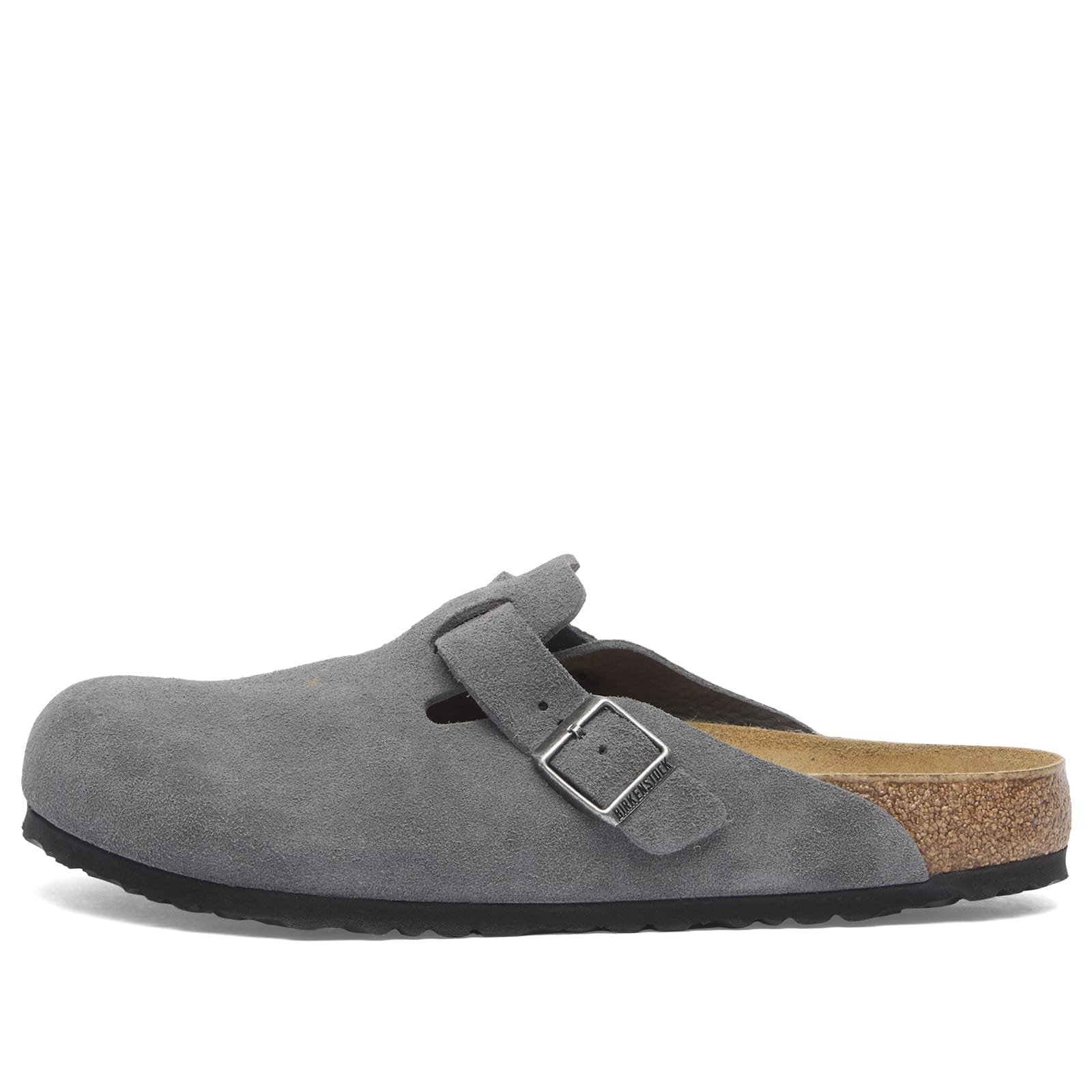Birkenstock Men’s Boston Charcoal Suede