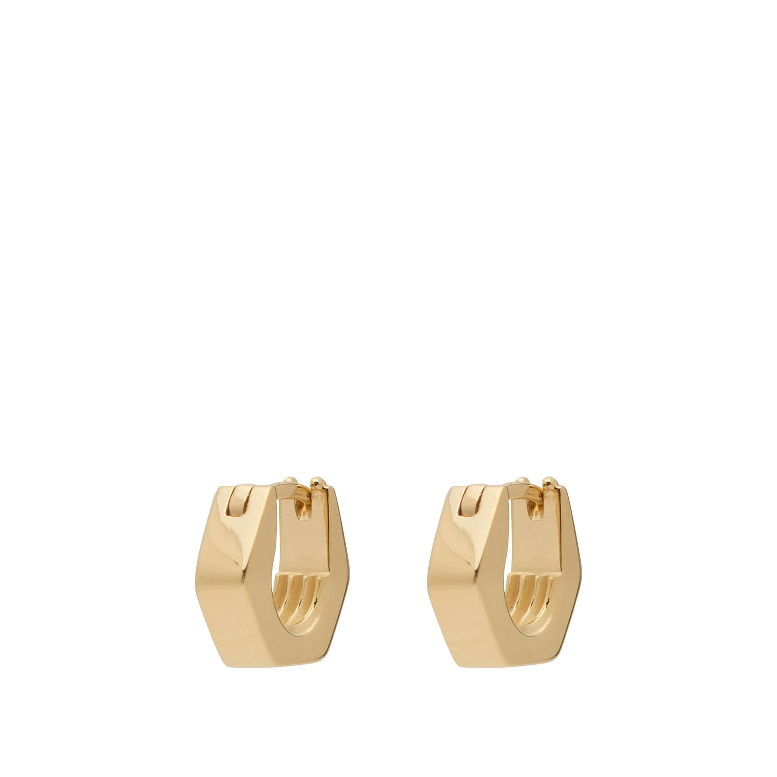 Miansai Men’s Utility Huggie Earring Polished Gold