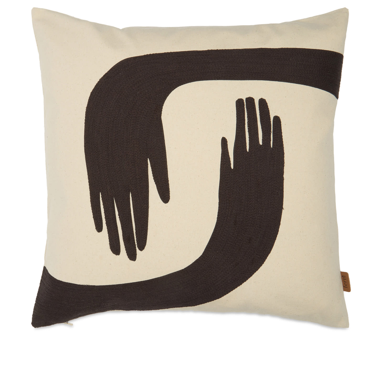 Ferm Living Unisex Dark Brown Pose Cushion