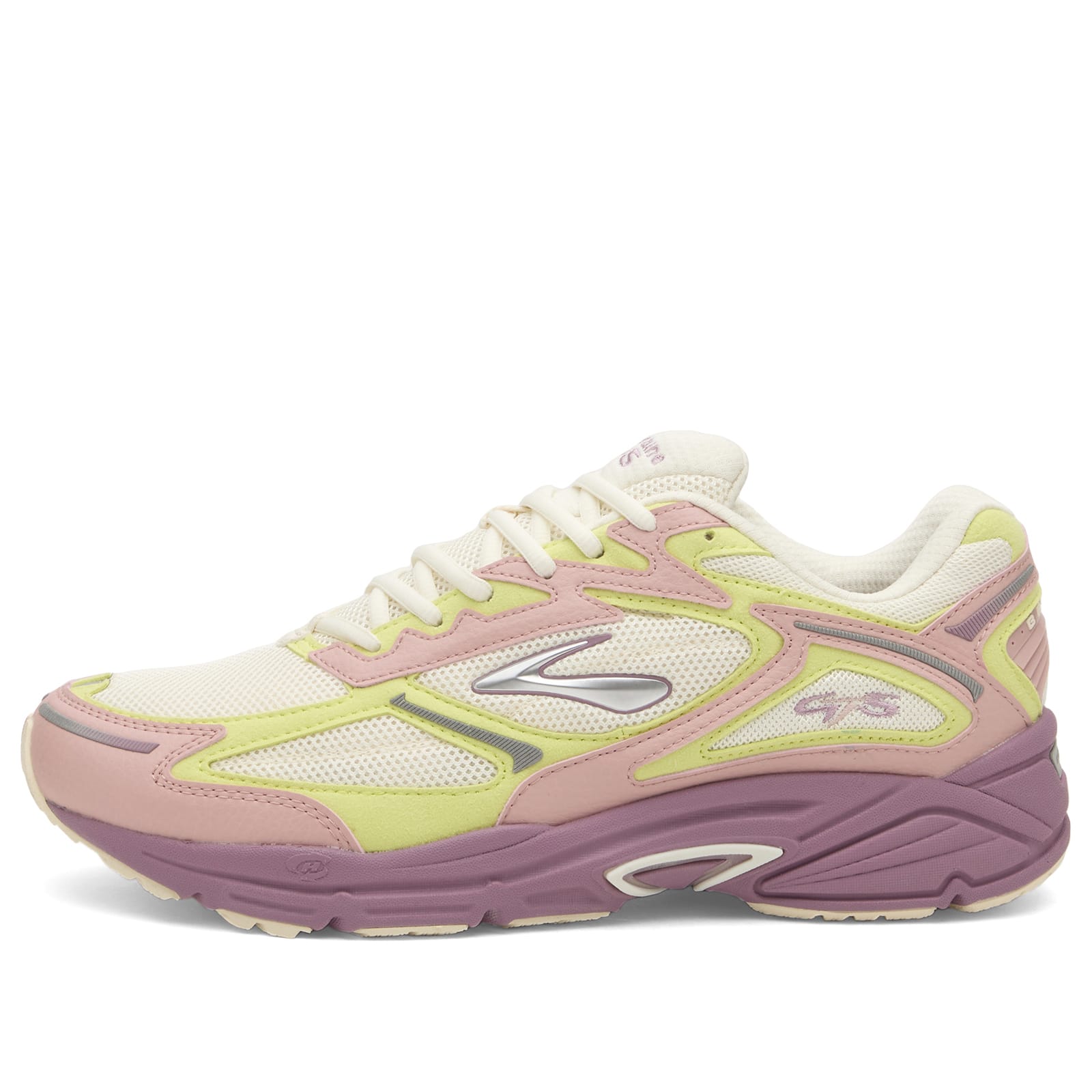 Brooks Men’s Adrenaline GTS 4 Sneaker Vanilla Ice/Pale Mauve/Sunny Lime