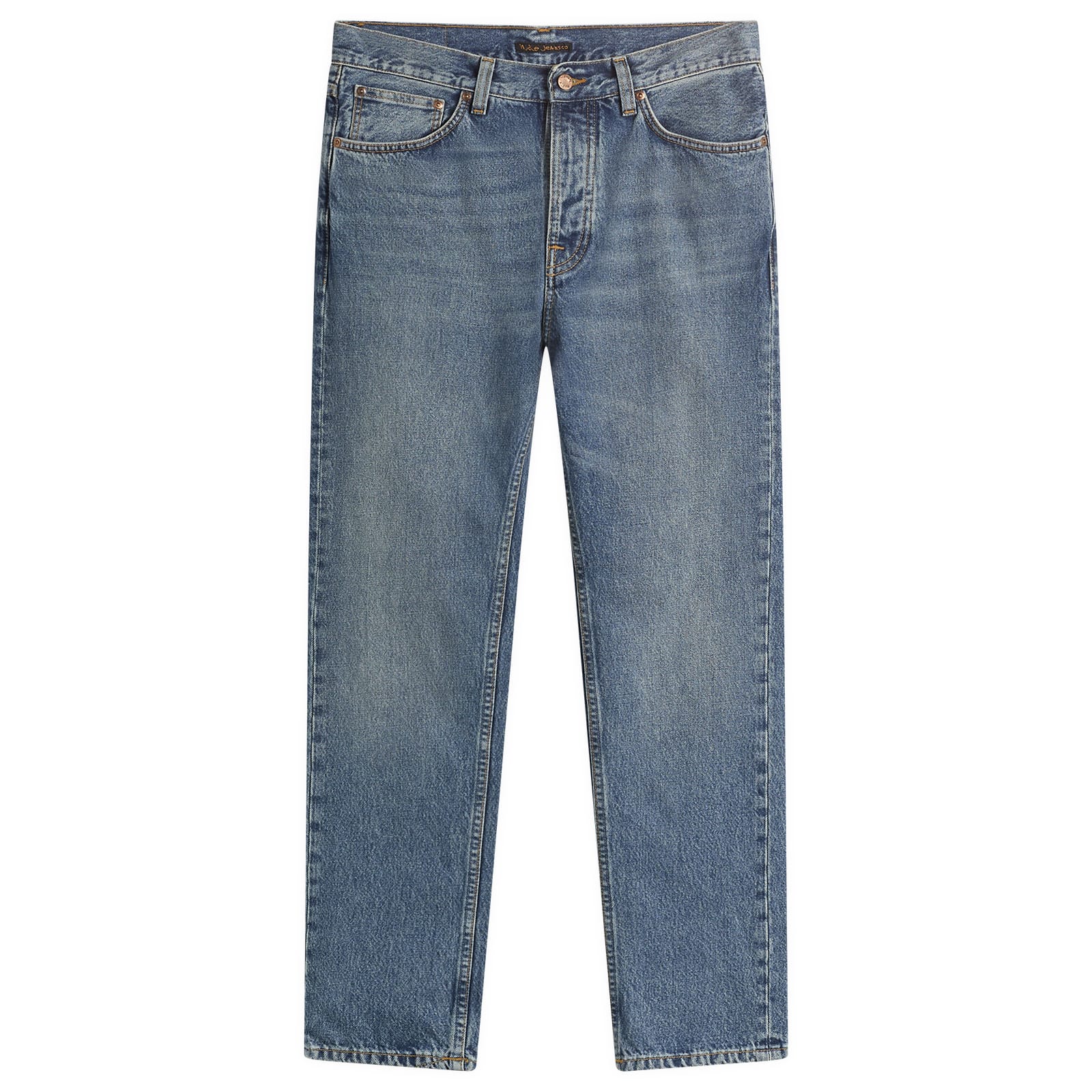 Nudie Jeans Co Men's Steady Eddie II Jeans Blue Haze