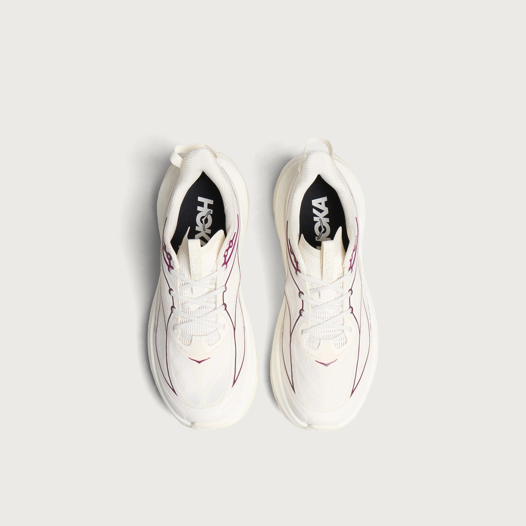 Hoka Mach Remastered - Alabaster / Cherry Syrup — photo 4