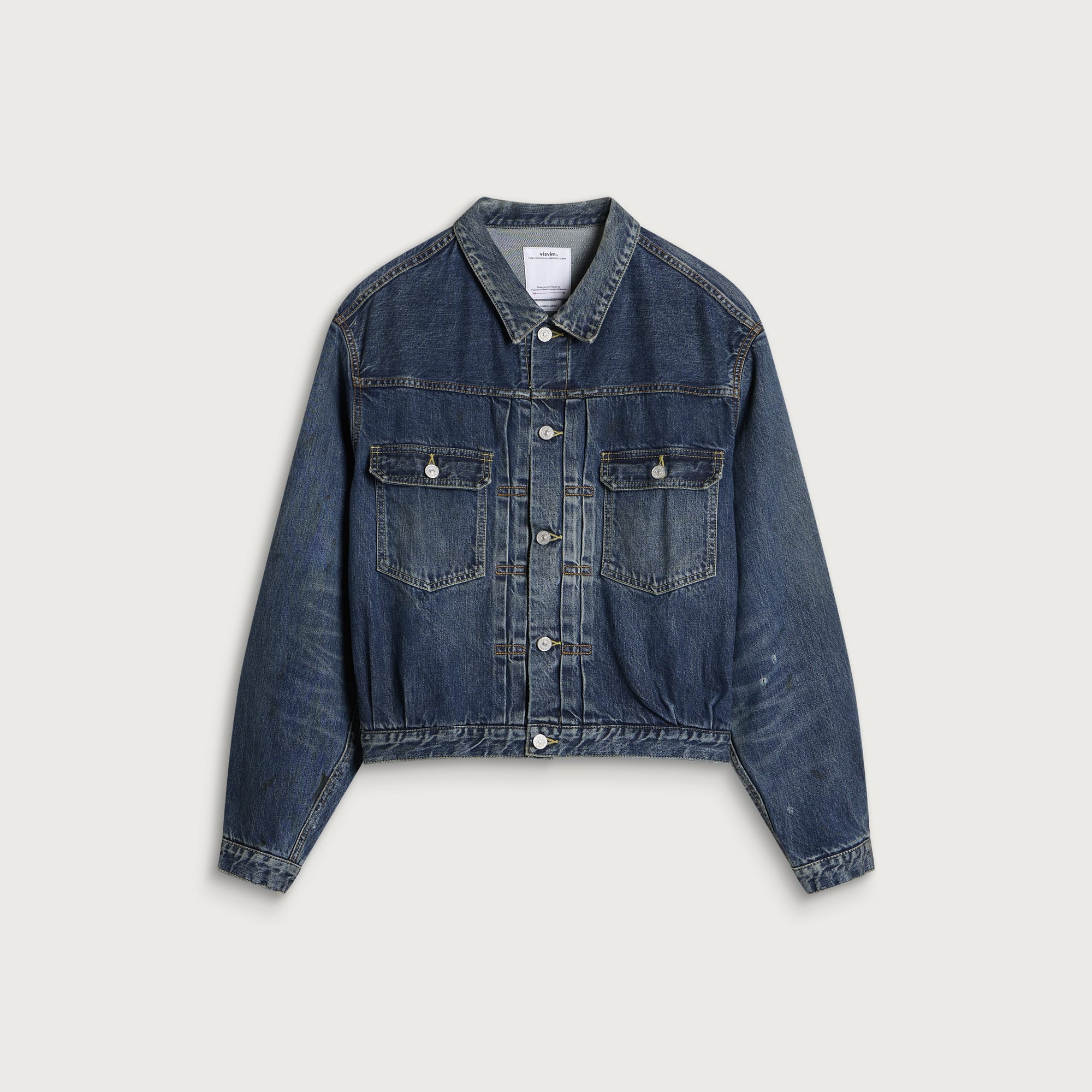 Visvim - Social Sculpture 101 Raw Denim Jacket - Curated Menswear