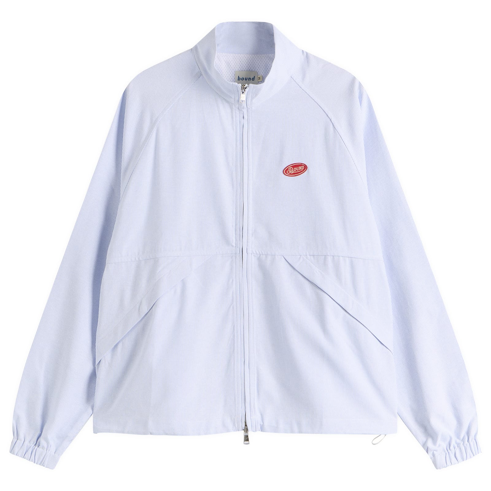 Bound Men’s Oxford Cotton Windbreaker Blue Stripe