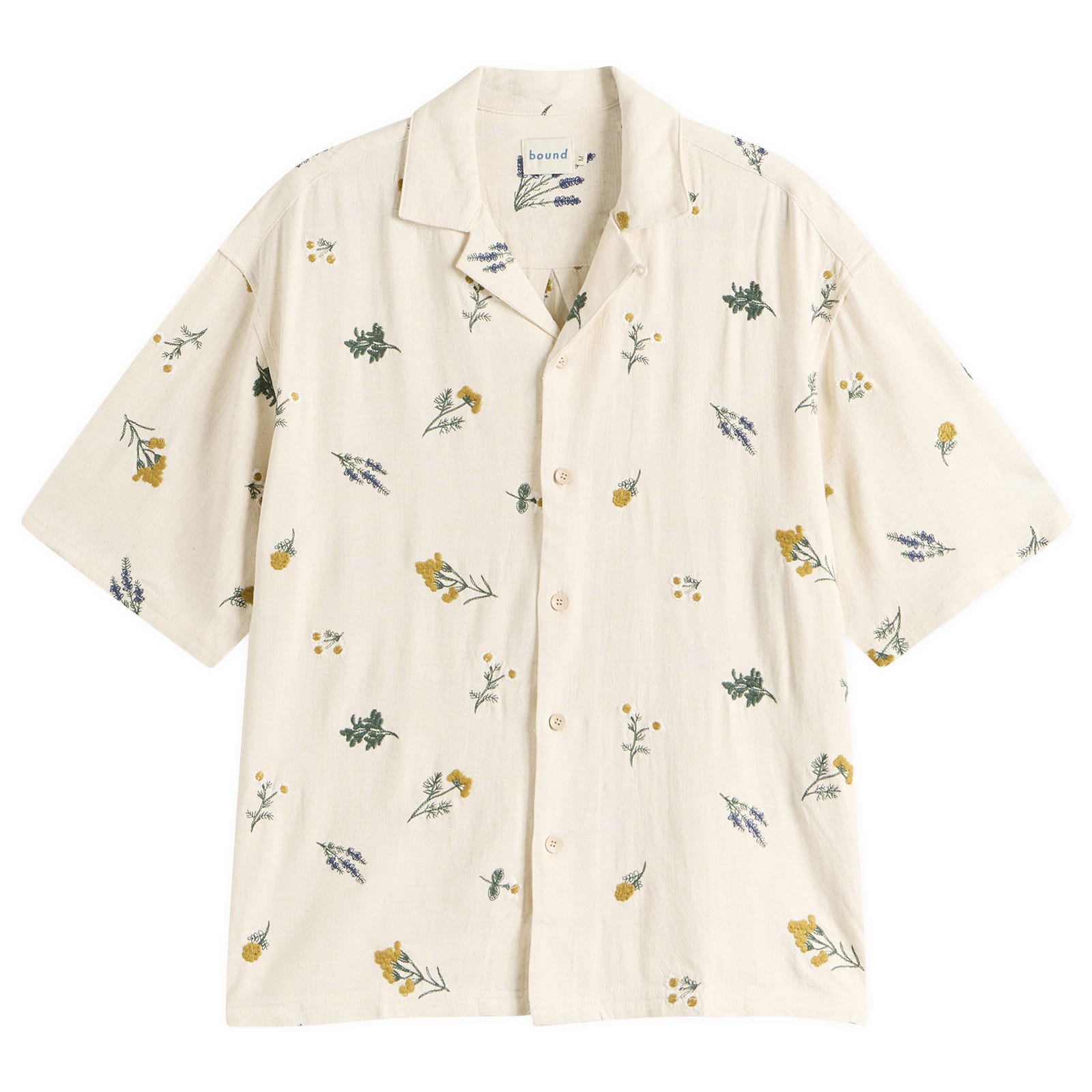 Bound Men’s Botanic Shirt Ecru