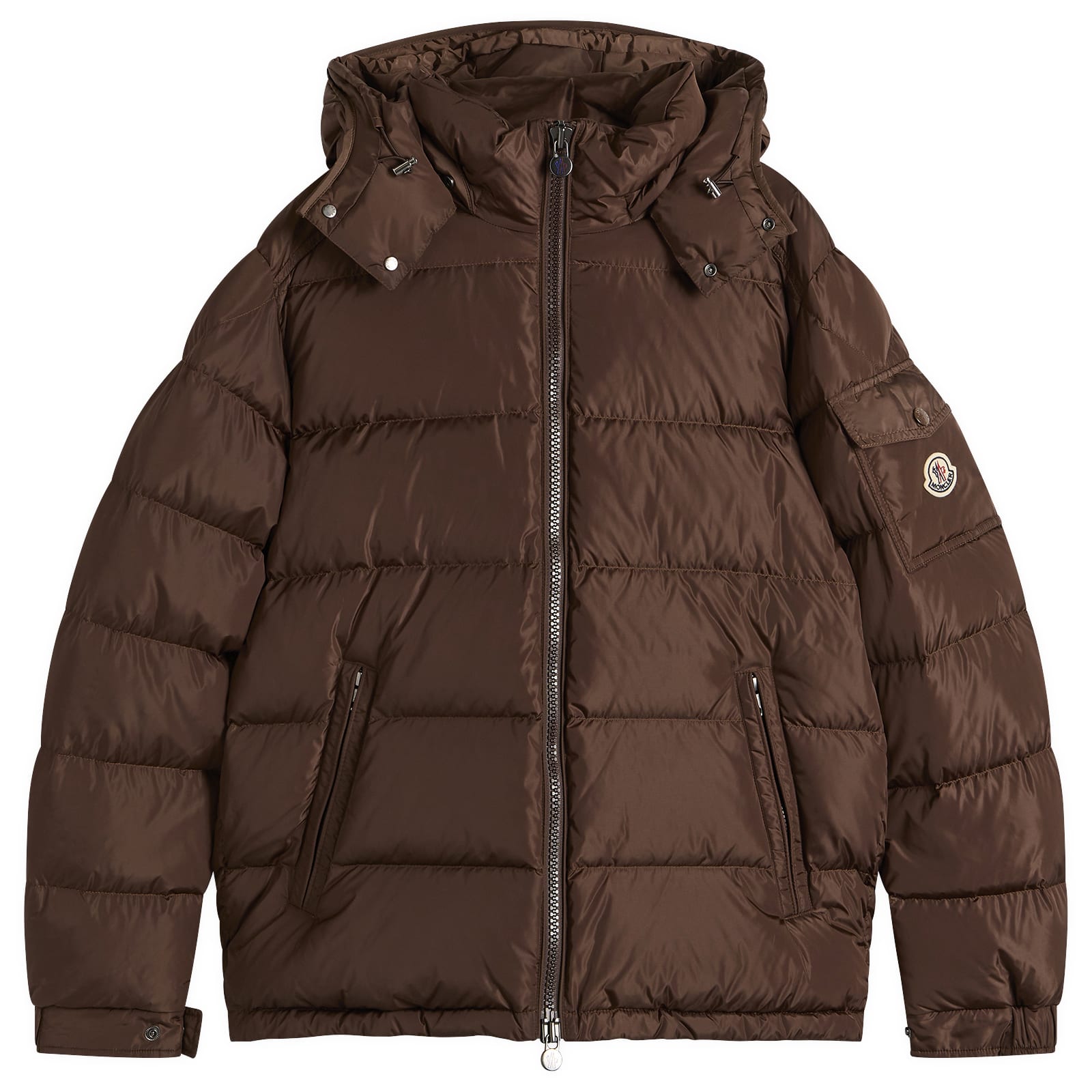 Moncler Men’s Maya Matte Jacket Brown