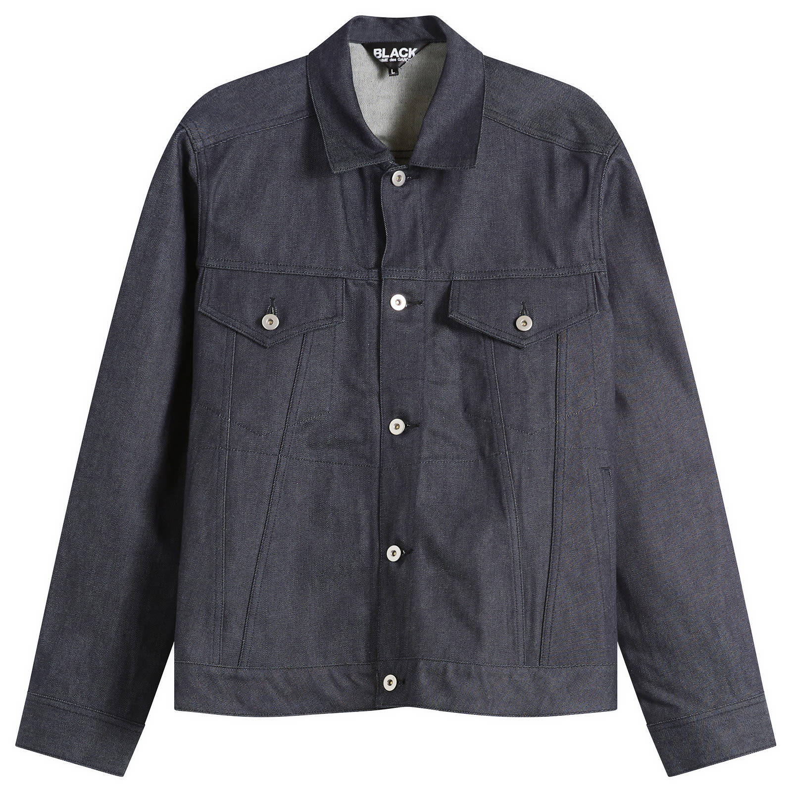 Comme des Garçons Black Men's Denim Jacket in Indigo, Size Small