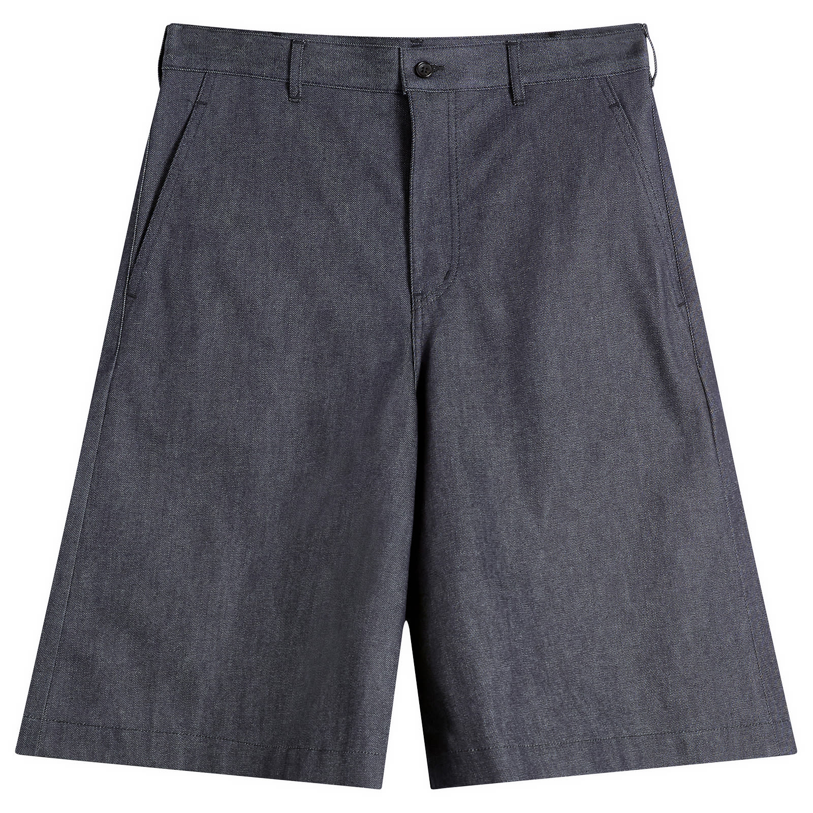 Comme des Garçons Black Men's Denim Shorts in Indigo, Size Medium