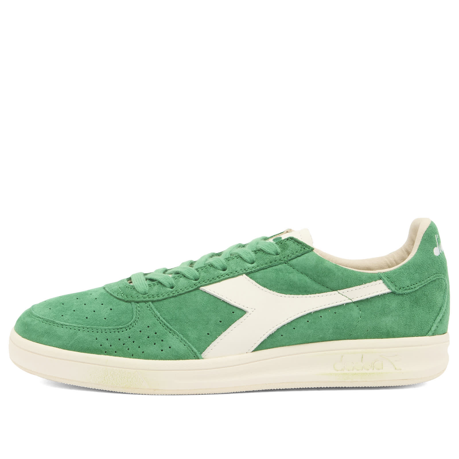 Diadora Men's B.Elite Migliori Anni Sneaker in Green Peas Cream - 201-182211-70297