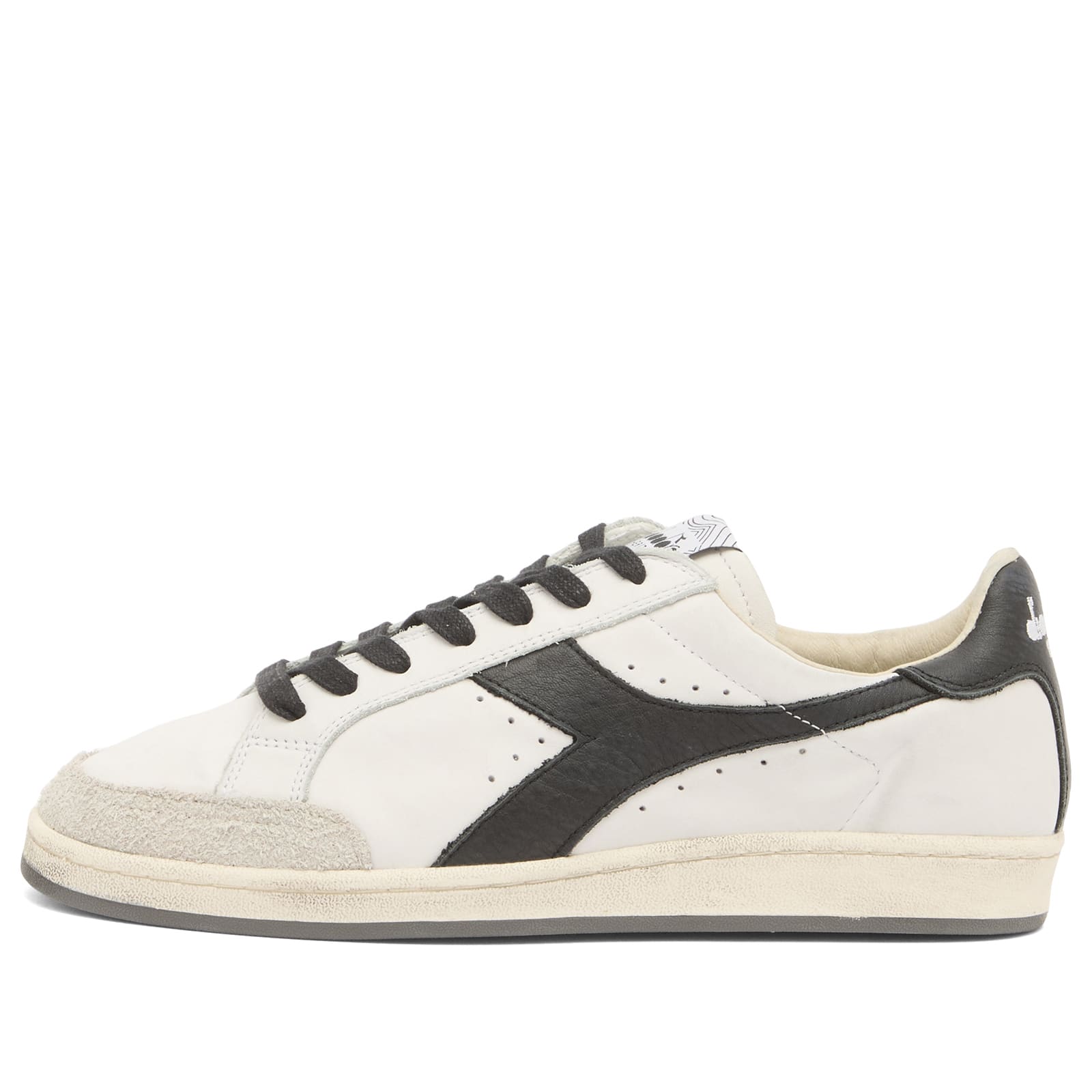 Diadora Men's Prestige  Sneaker in White/Black - 201-182230-C0351