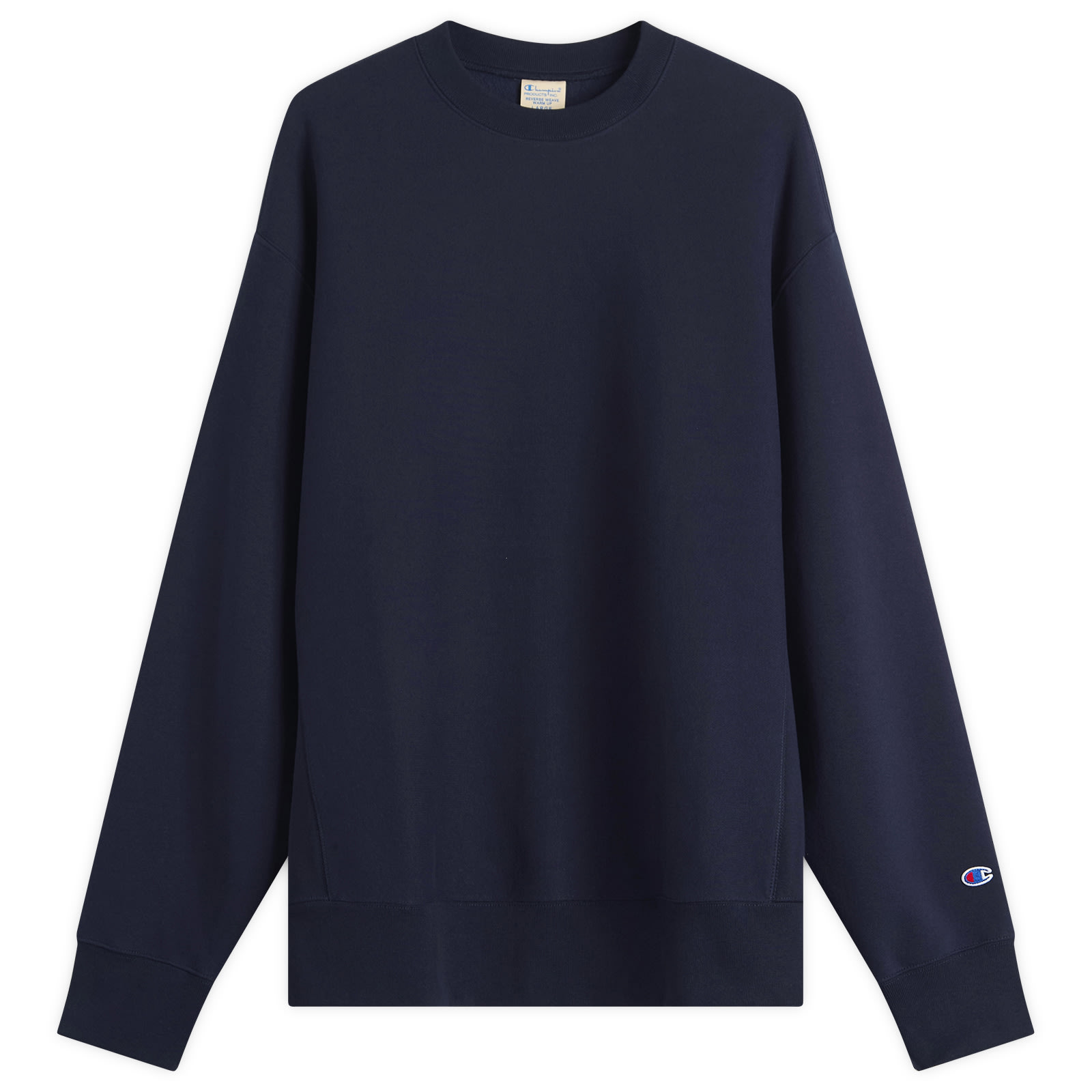 Champion Men's Blue Reverse Weave Fleece Sweatshirt