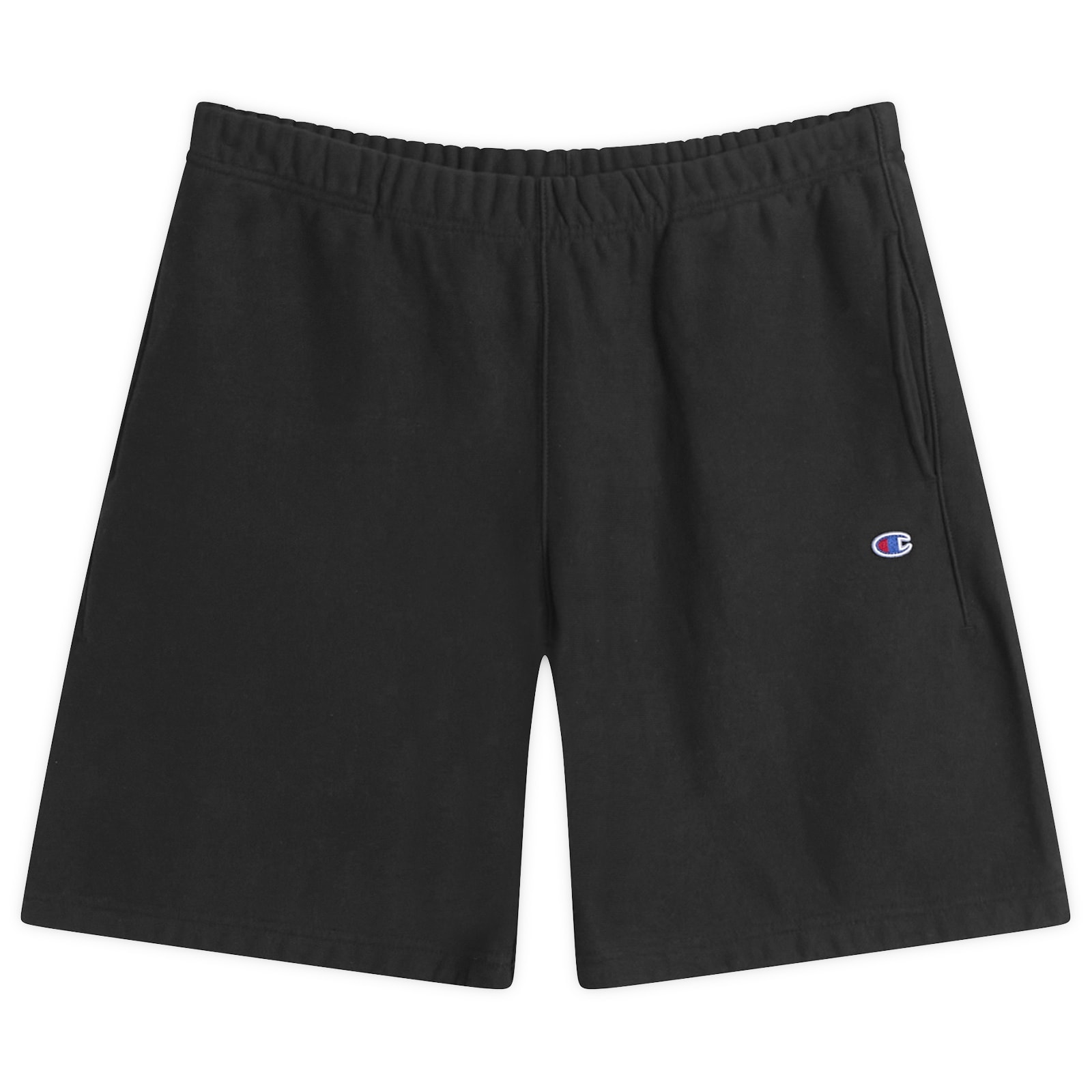 Champion — Champion Men's Reverse Weave Sweat Shorts in Black, Size Medium