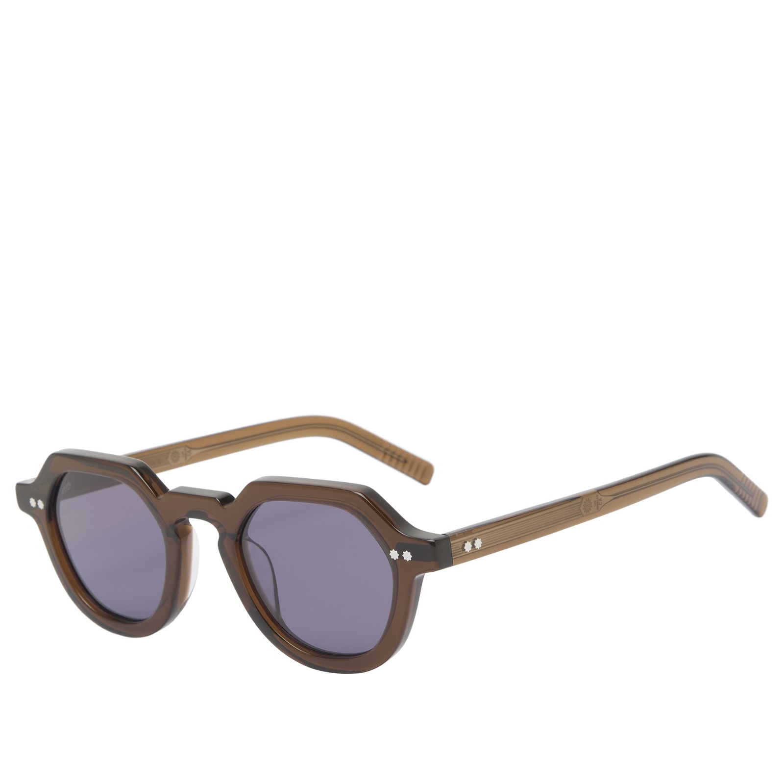 Akila Unisex Brown/Purple Lola Sunglasses