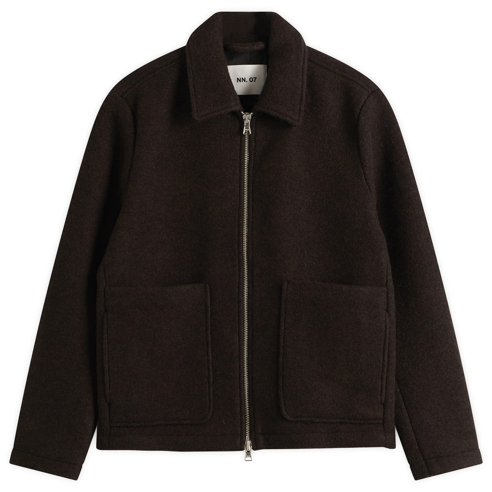 NN07 Men’s Gael Brushed Wool Jacket Dusky Port