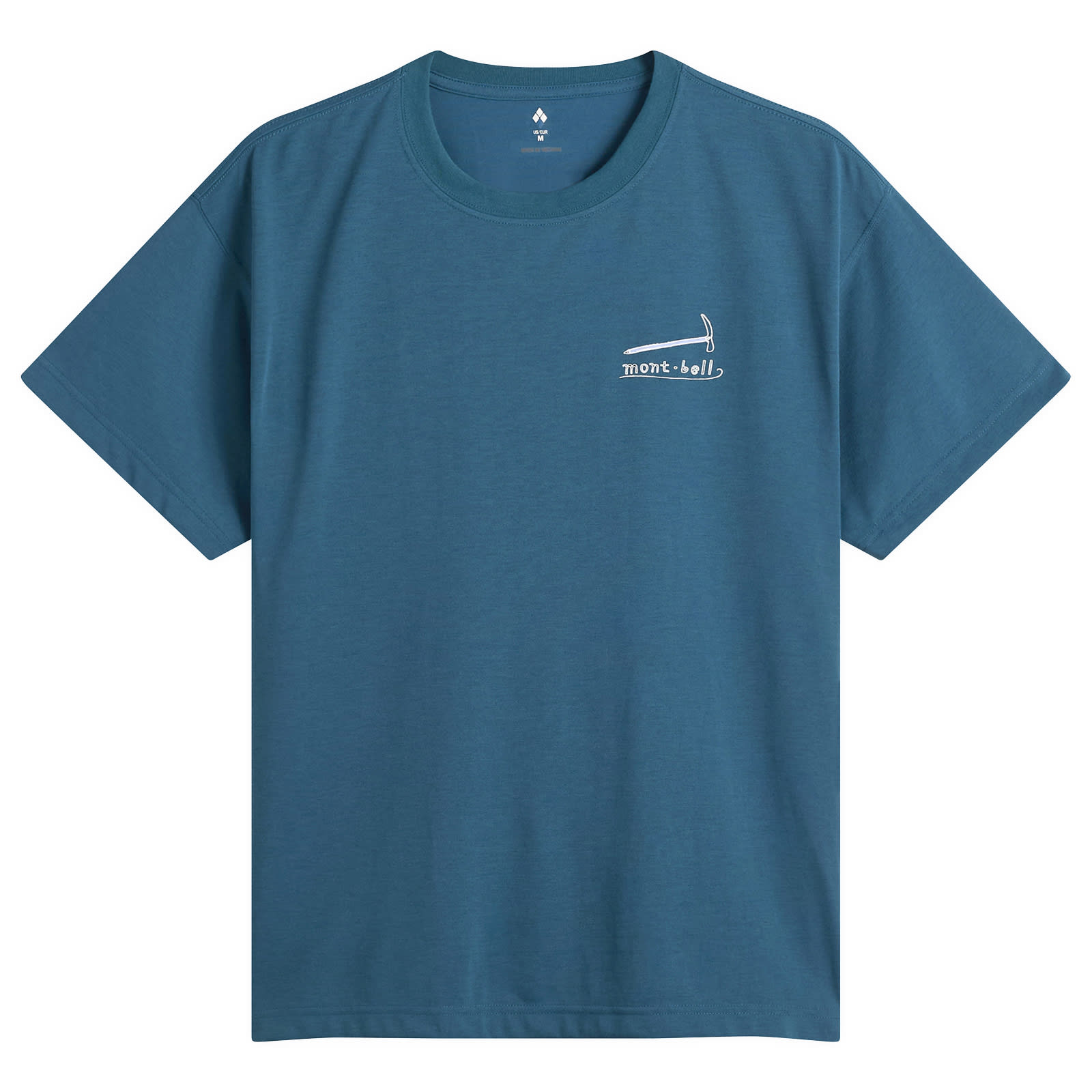 Montbell Men’s Mountain Gear T-Shirt Blue Green