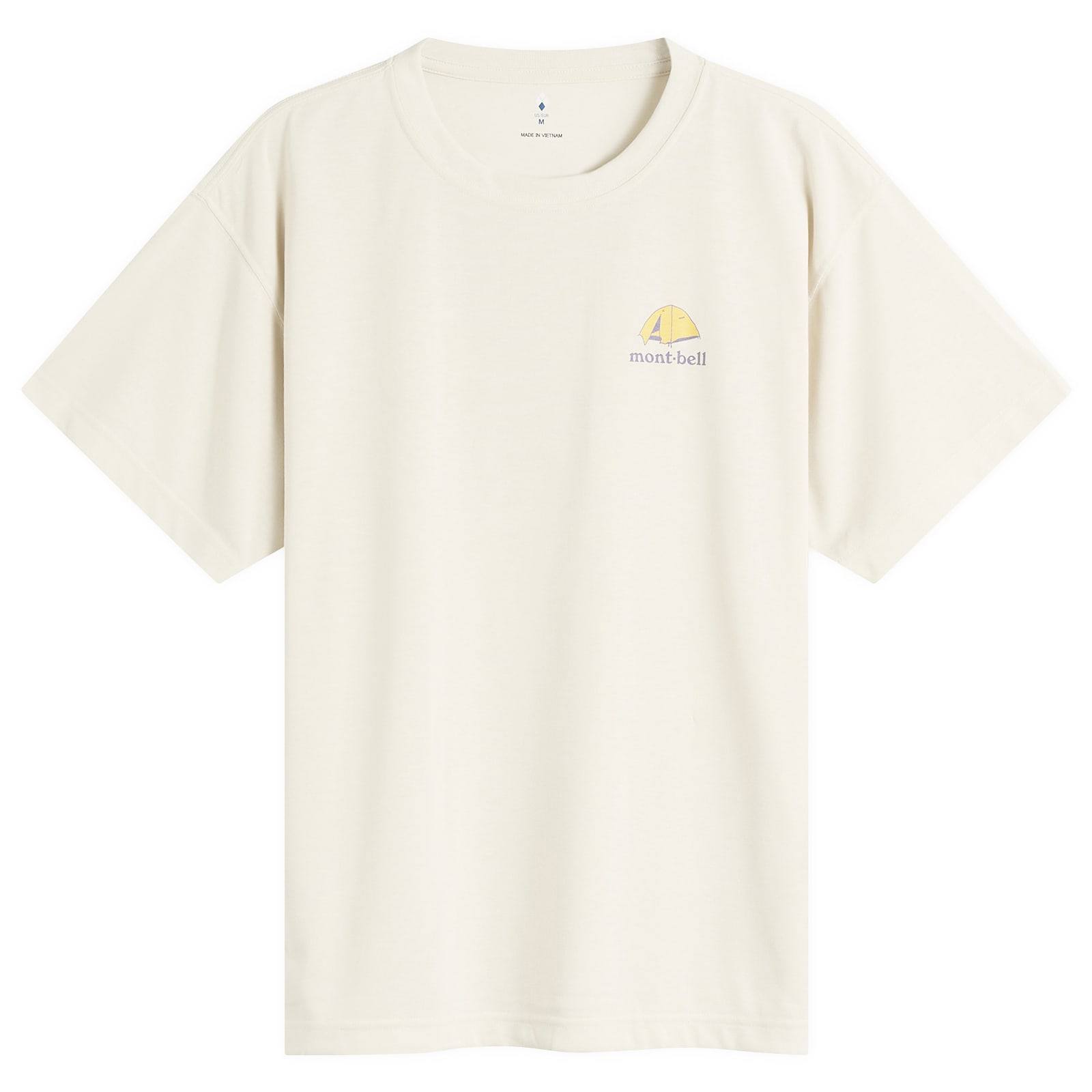 Montbell Men’s Mountain Camping T-Shirt Ivory